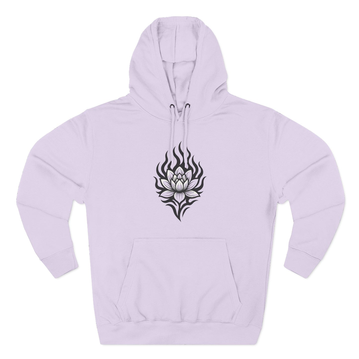 Fleece Hoodie - Floral Design