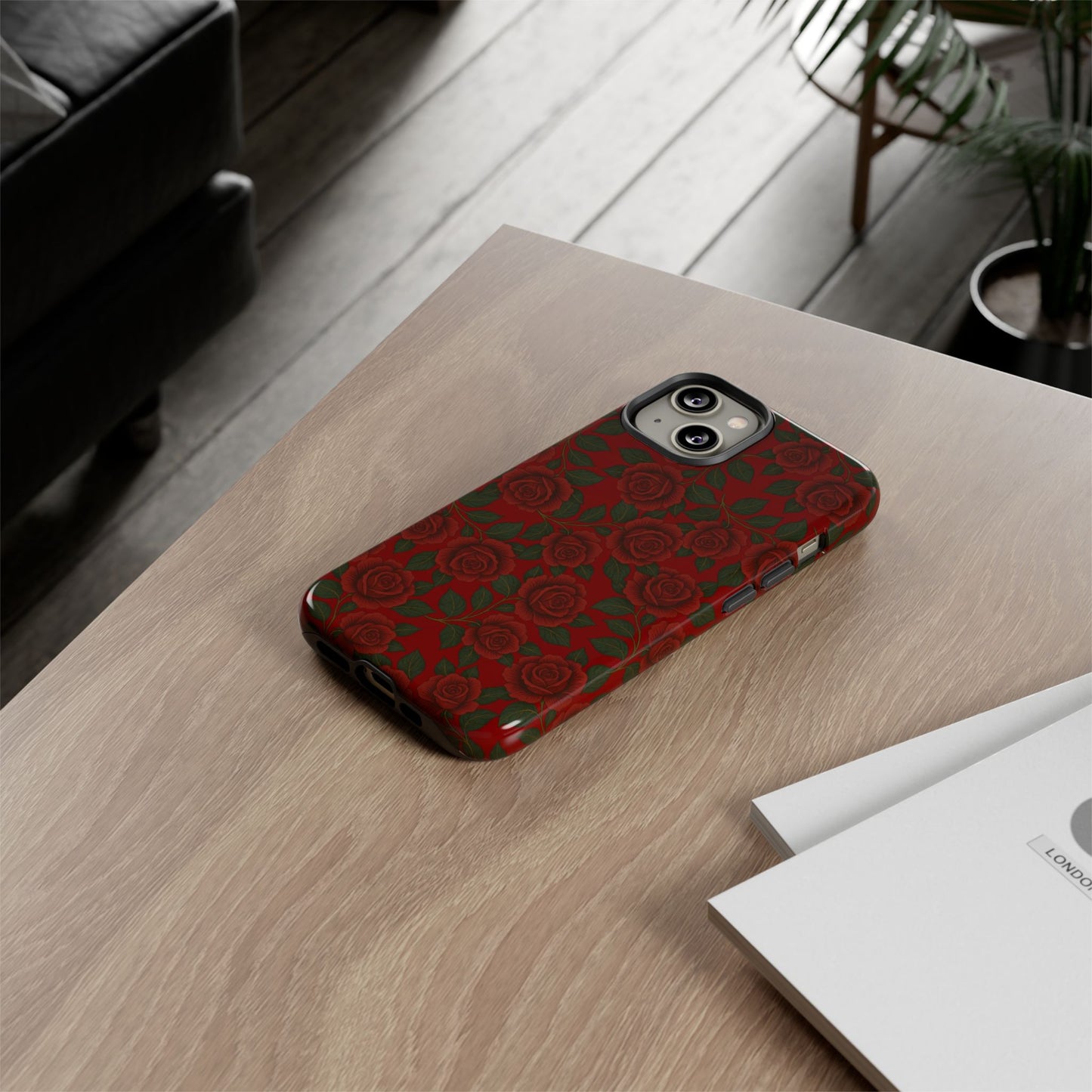Phone Case Red Rose Tough Cases