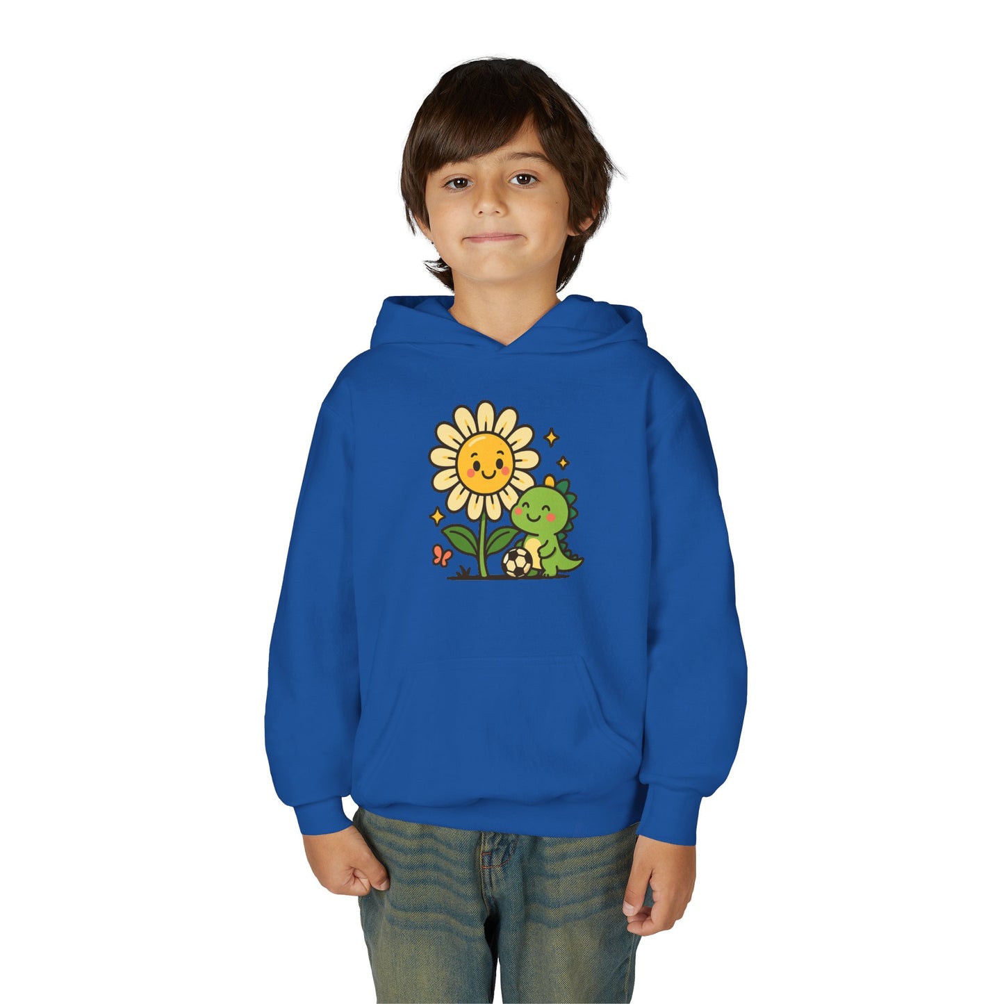 Dino Flower Hoodie