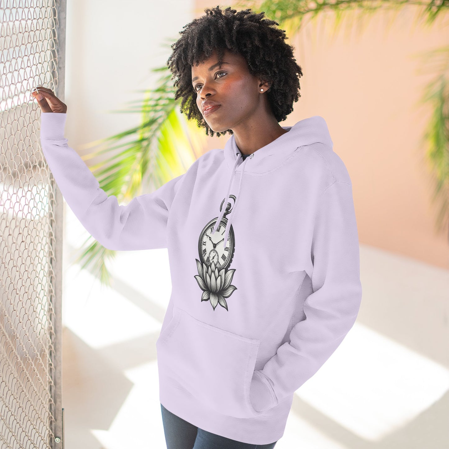 Lotus Fleece Hoodie