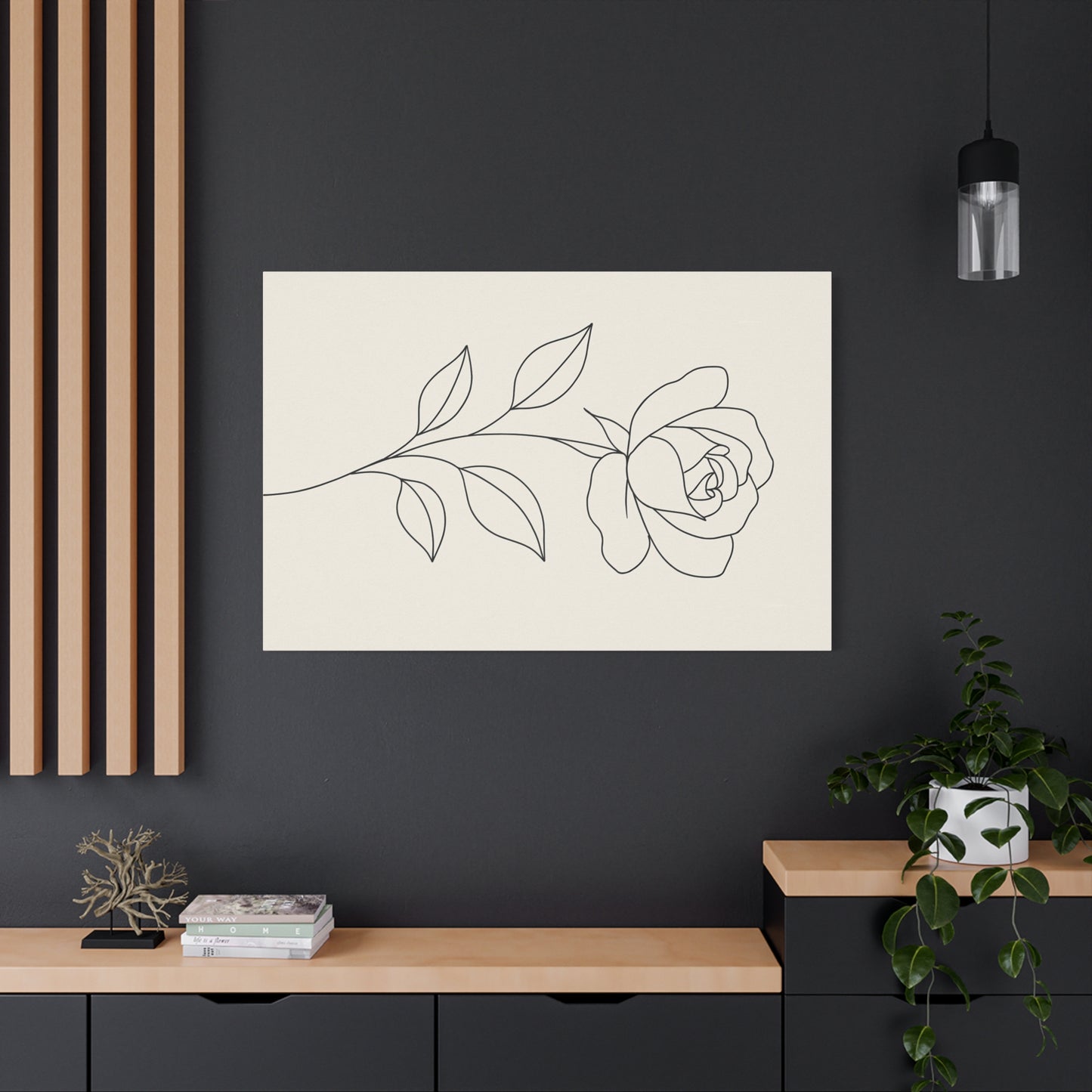 Canvas Print - Elegant Rose