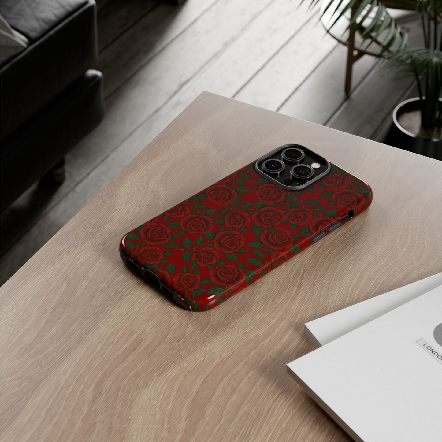 Phone Case Red Rose Tough Cases