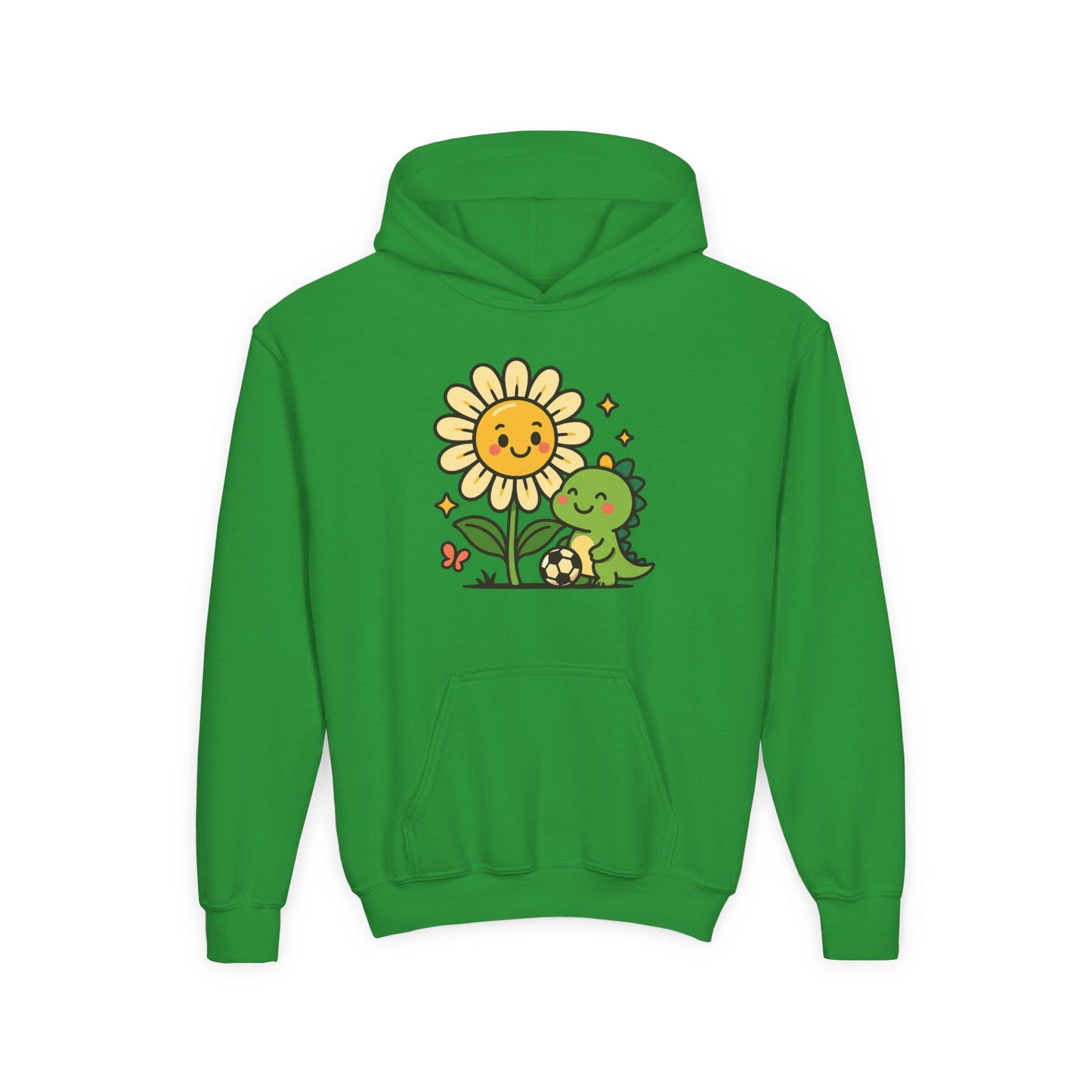 Dino Flower Hoodie