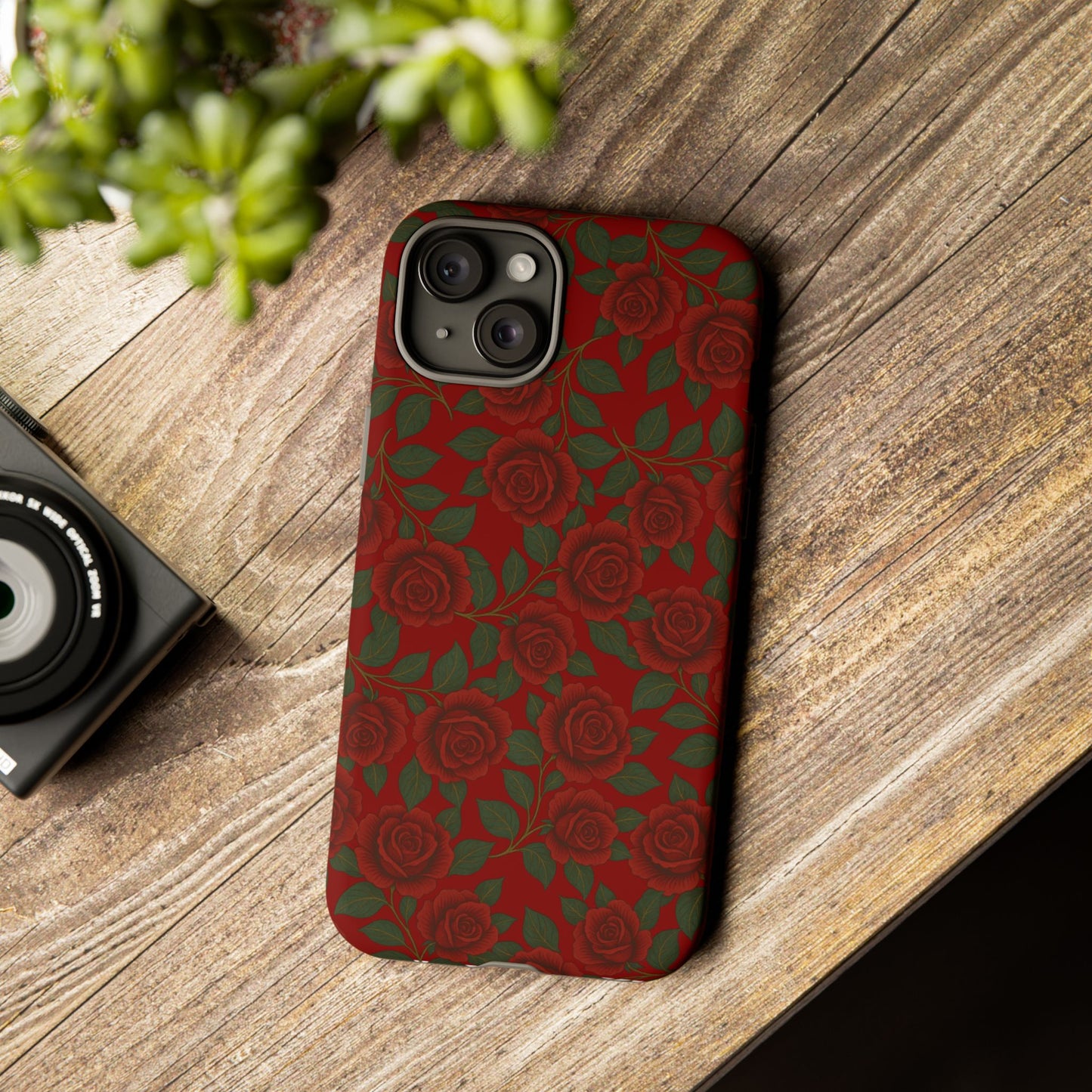 Phone Case Red Rose Tough Cases