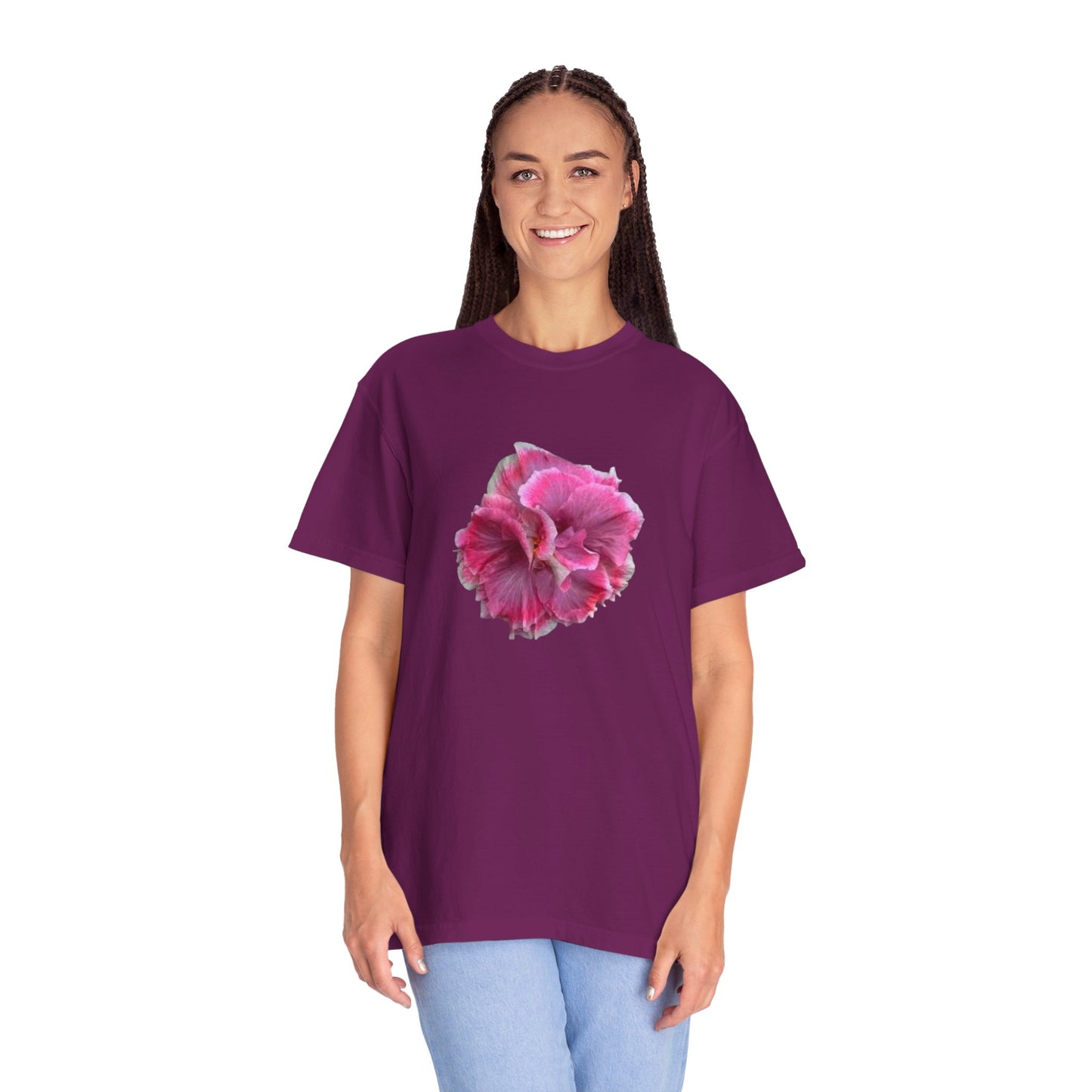 Floral Garment-Dyed T-shirt