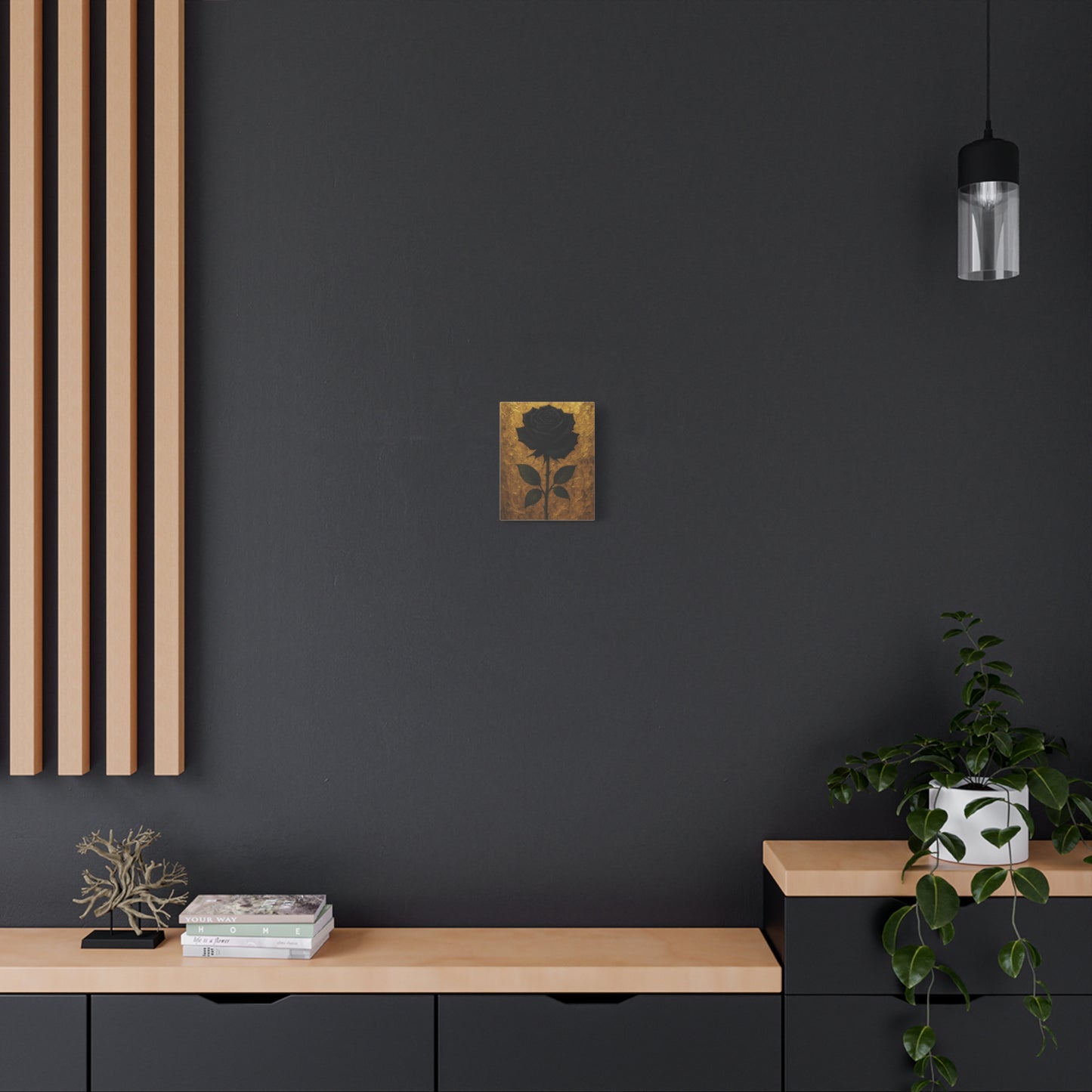 Canvas Print - Black Rose Art