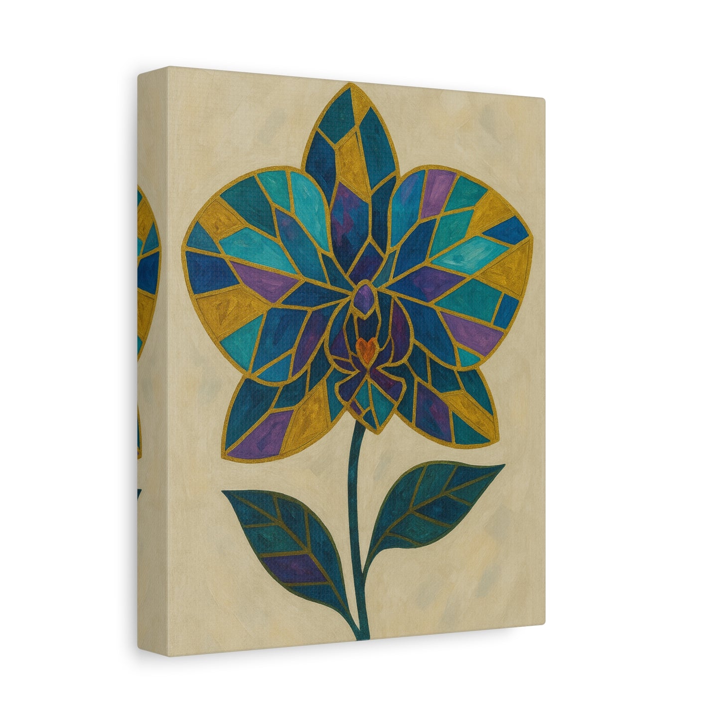 Canvas Wall Flower Art Print