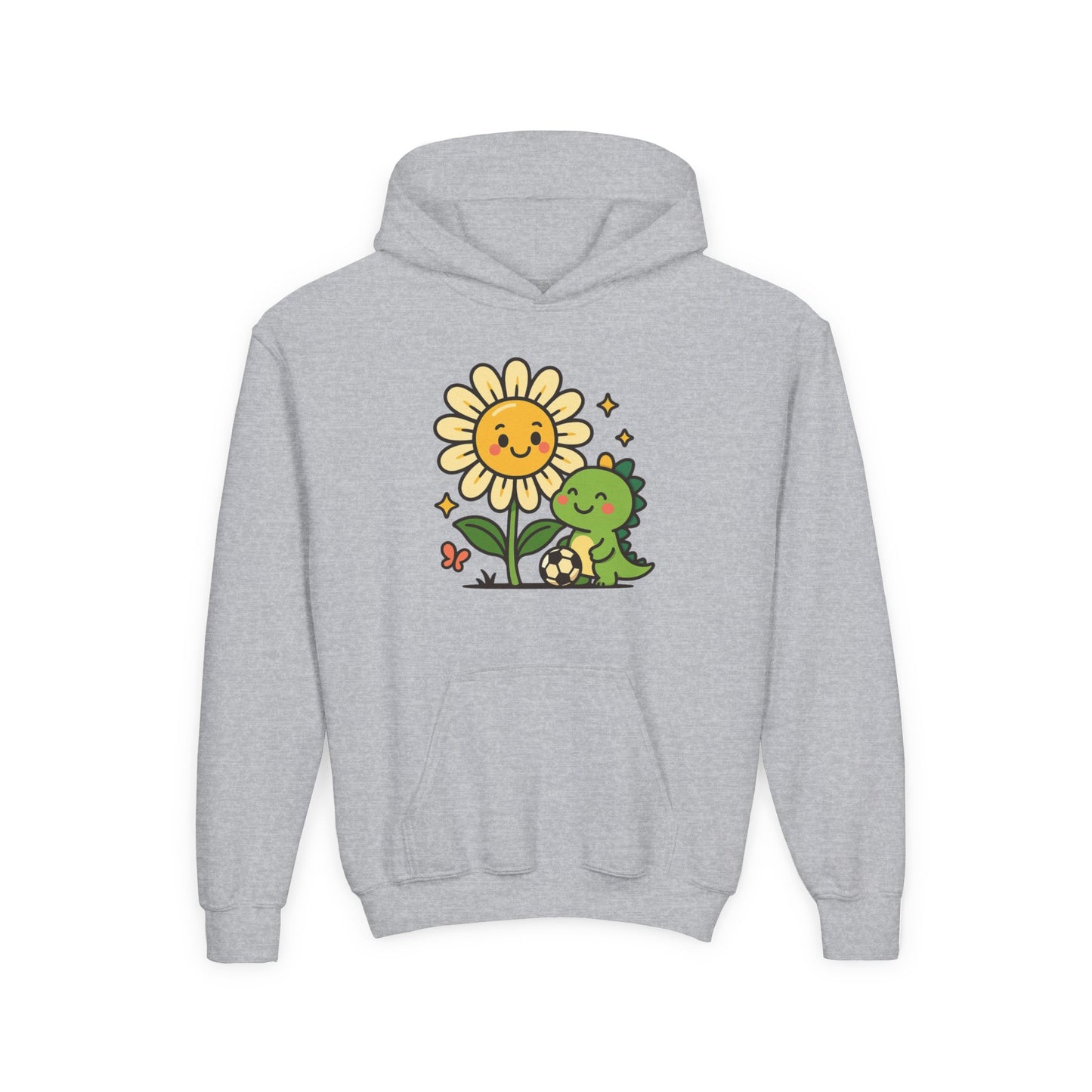 Dino Flower Hoodie