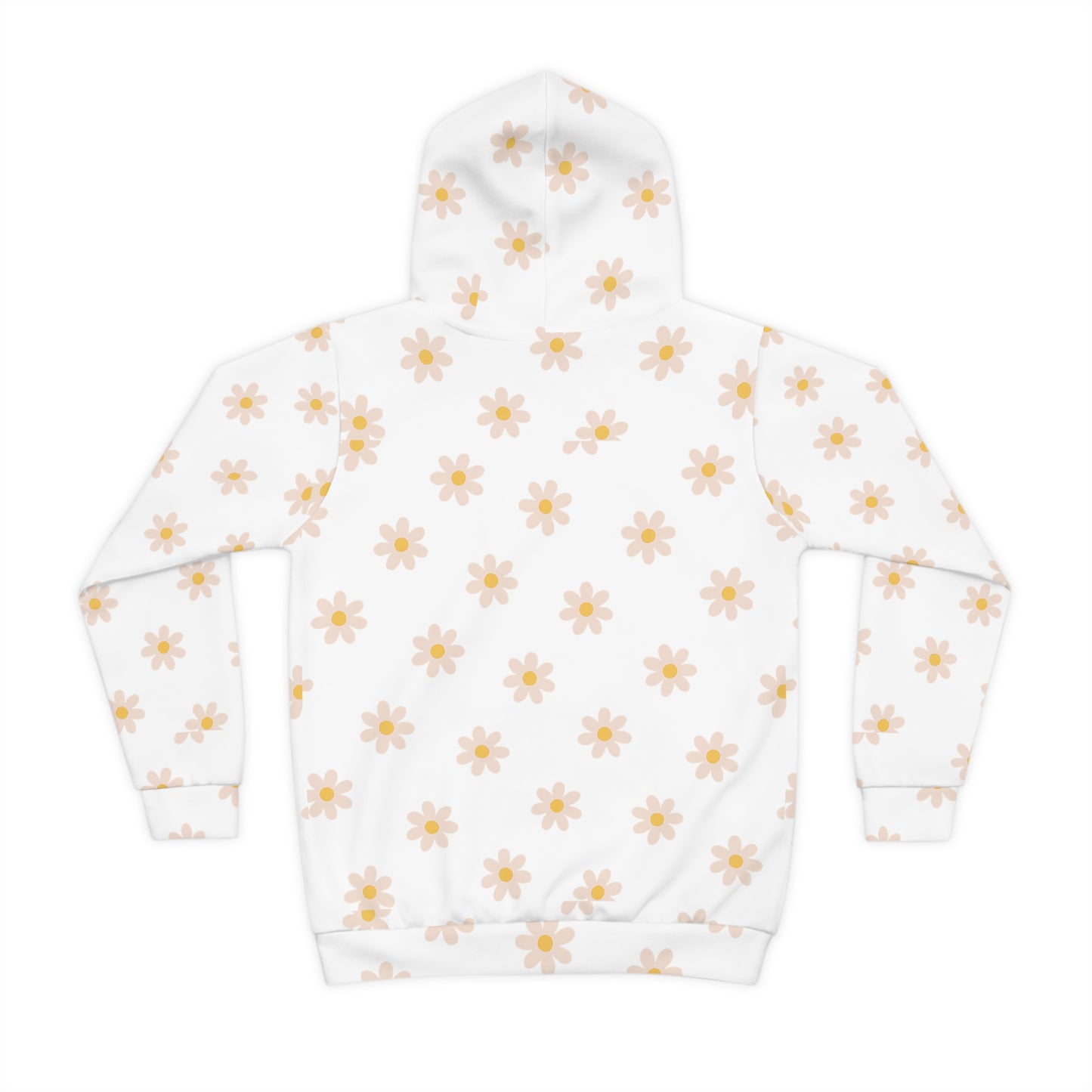 Sunny Floral Kids Hoodie - Colorful Flower Pattern for Boys and Girls