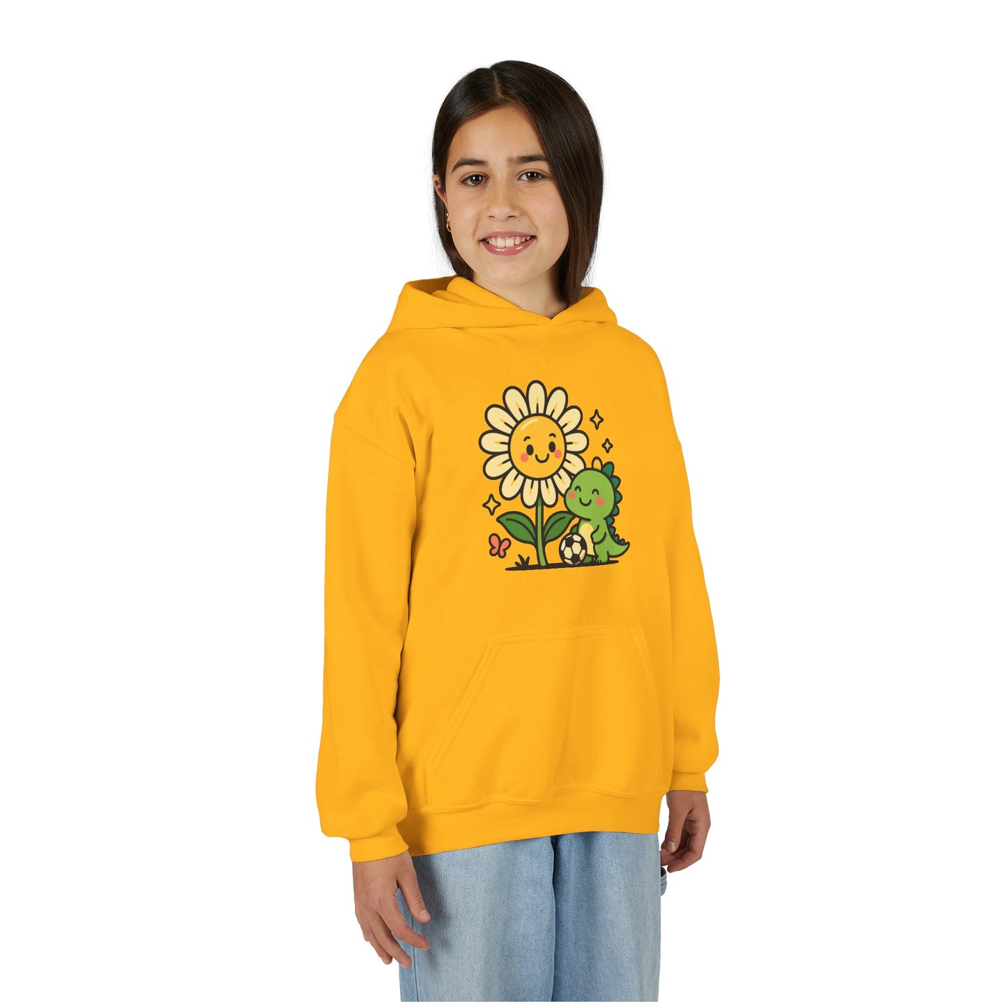 Dino Flower Hoodie