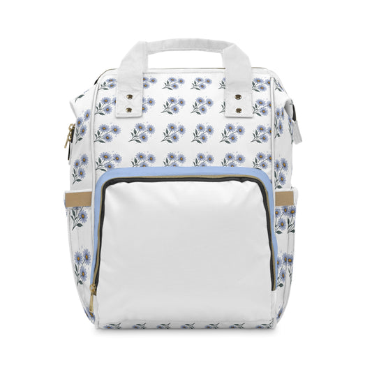 Blue Floral Backpack
