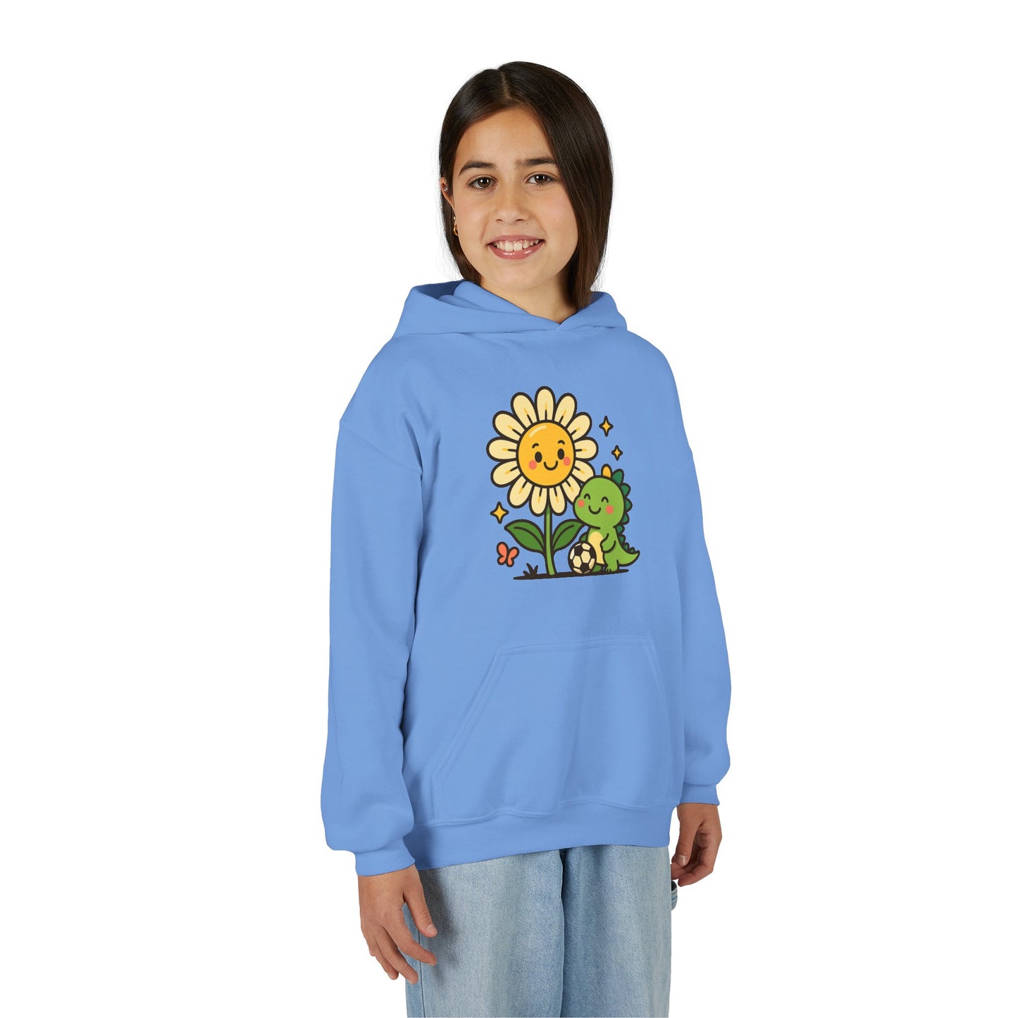 Dino Flower Hoodie
