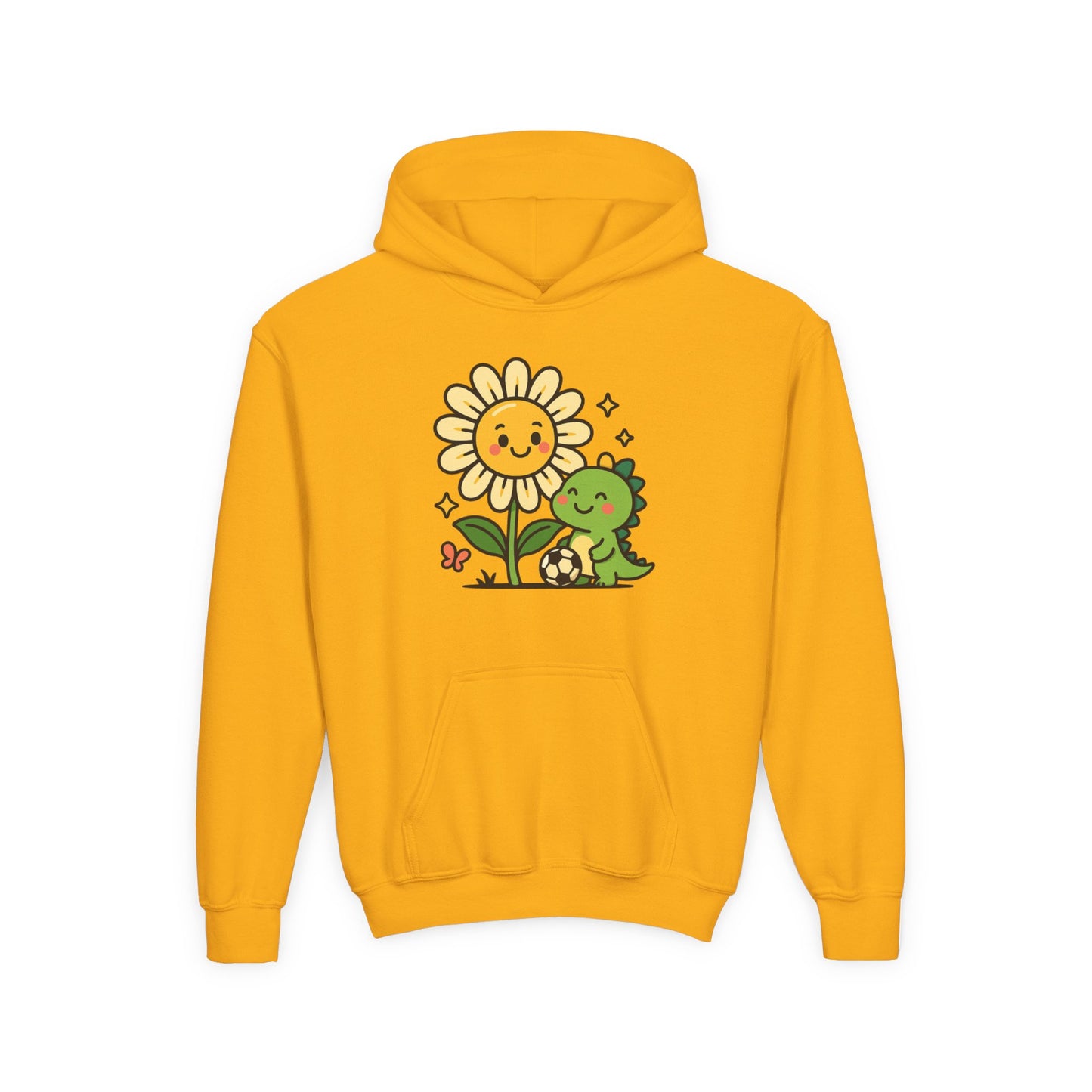 Dino Flower Hoodie