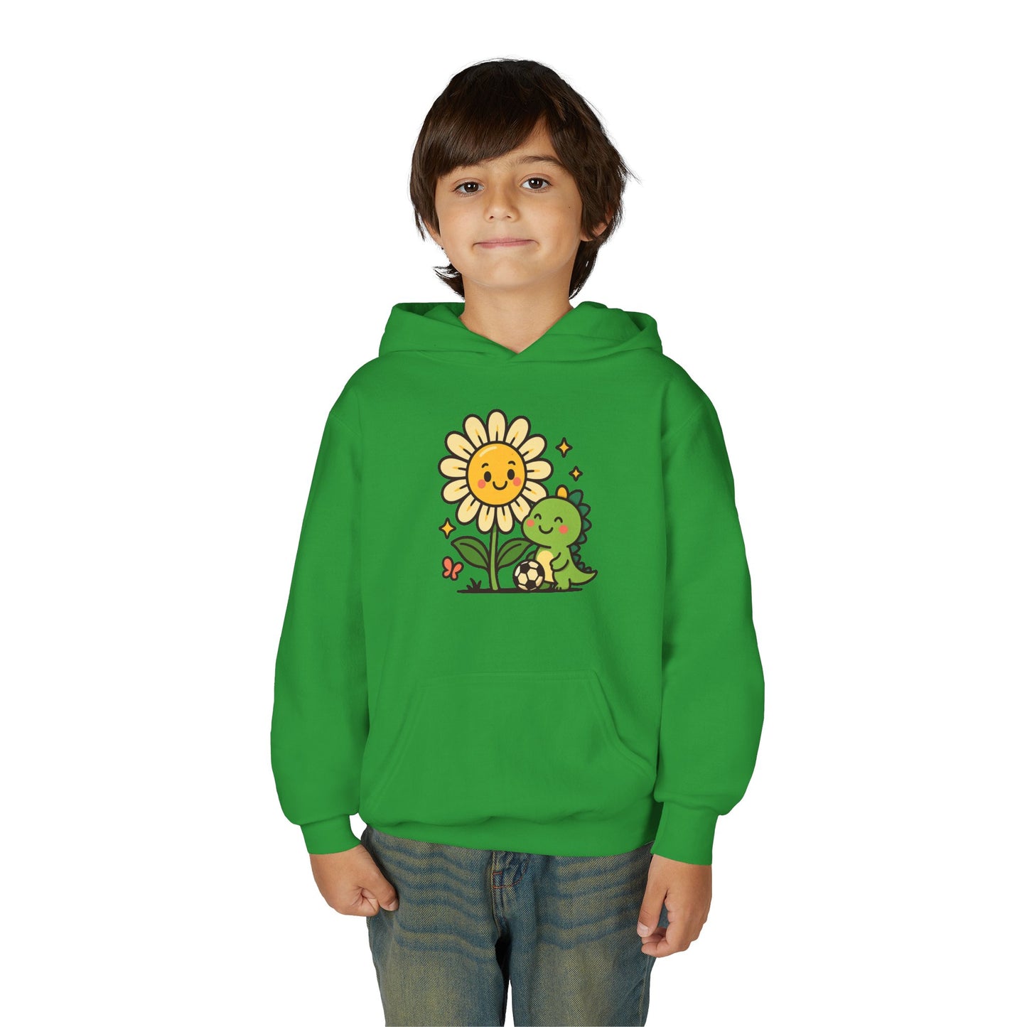 Dino Flower Hoodie