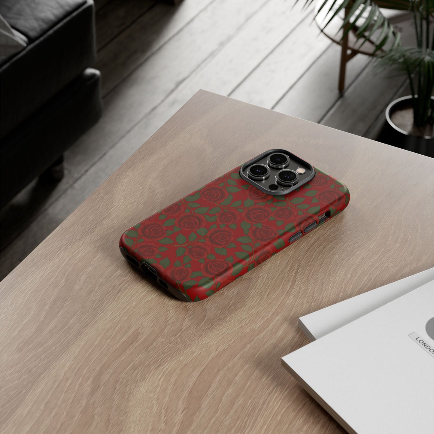 Phone Case Red Rose Tough Cases
