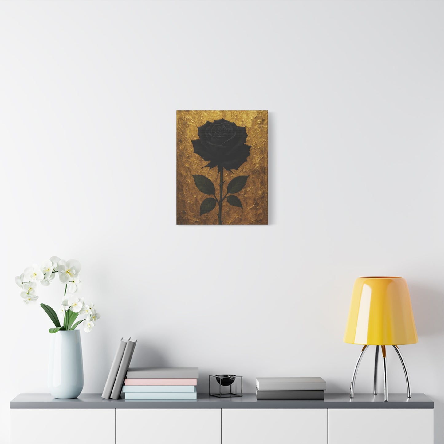 Canvas Print - Black Rose Art
