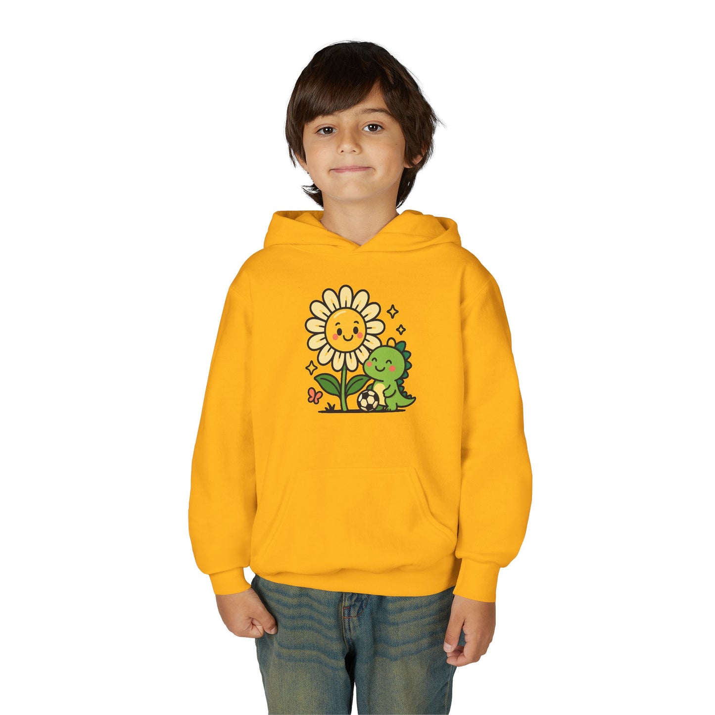 Dino Flower Hoodie