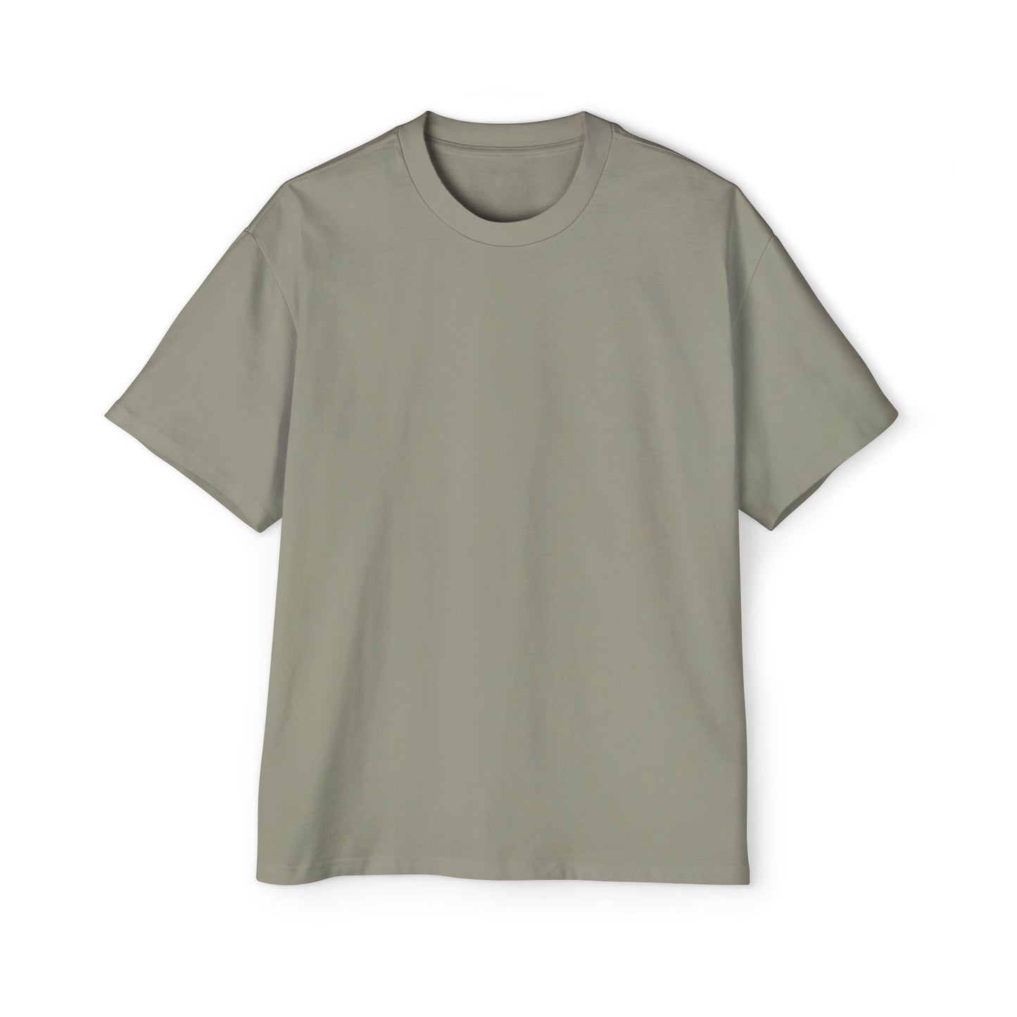 Oversized Tee with Line Art Flower Design