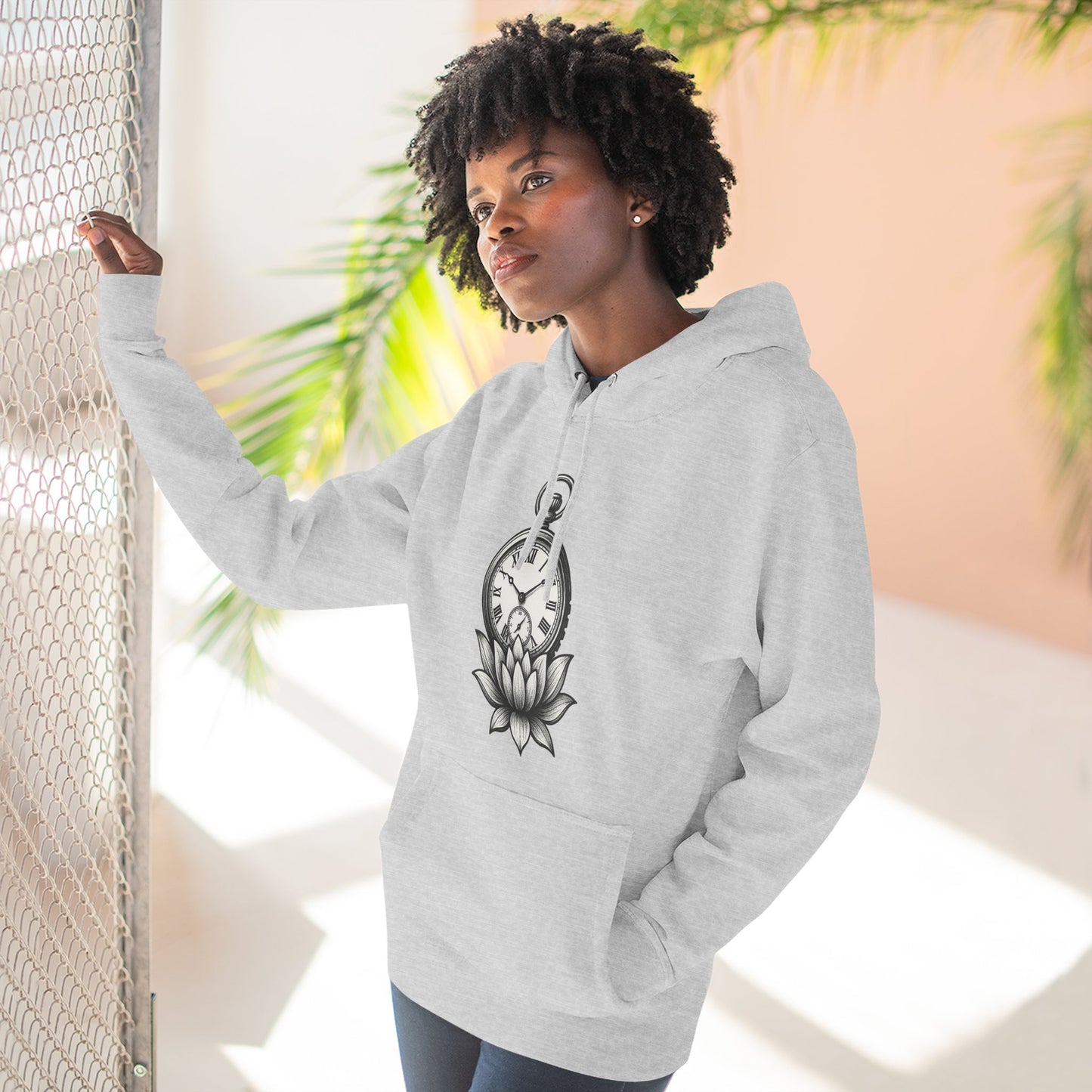 Lotus Fleece Hoodie