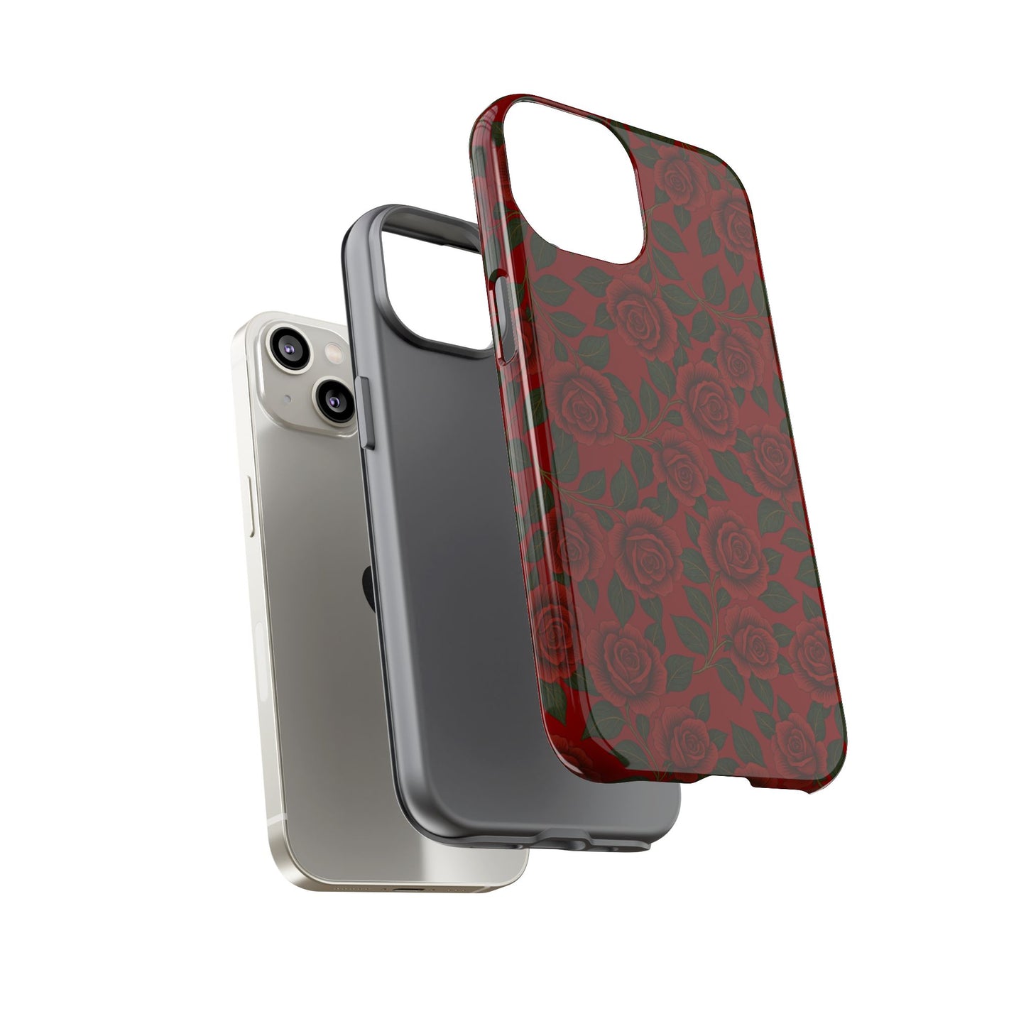 Phone Case Red Rose Tough Cases