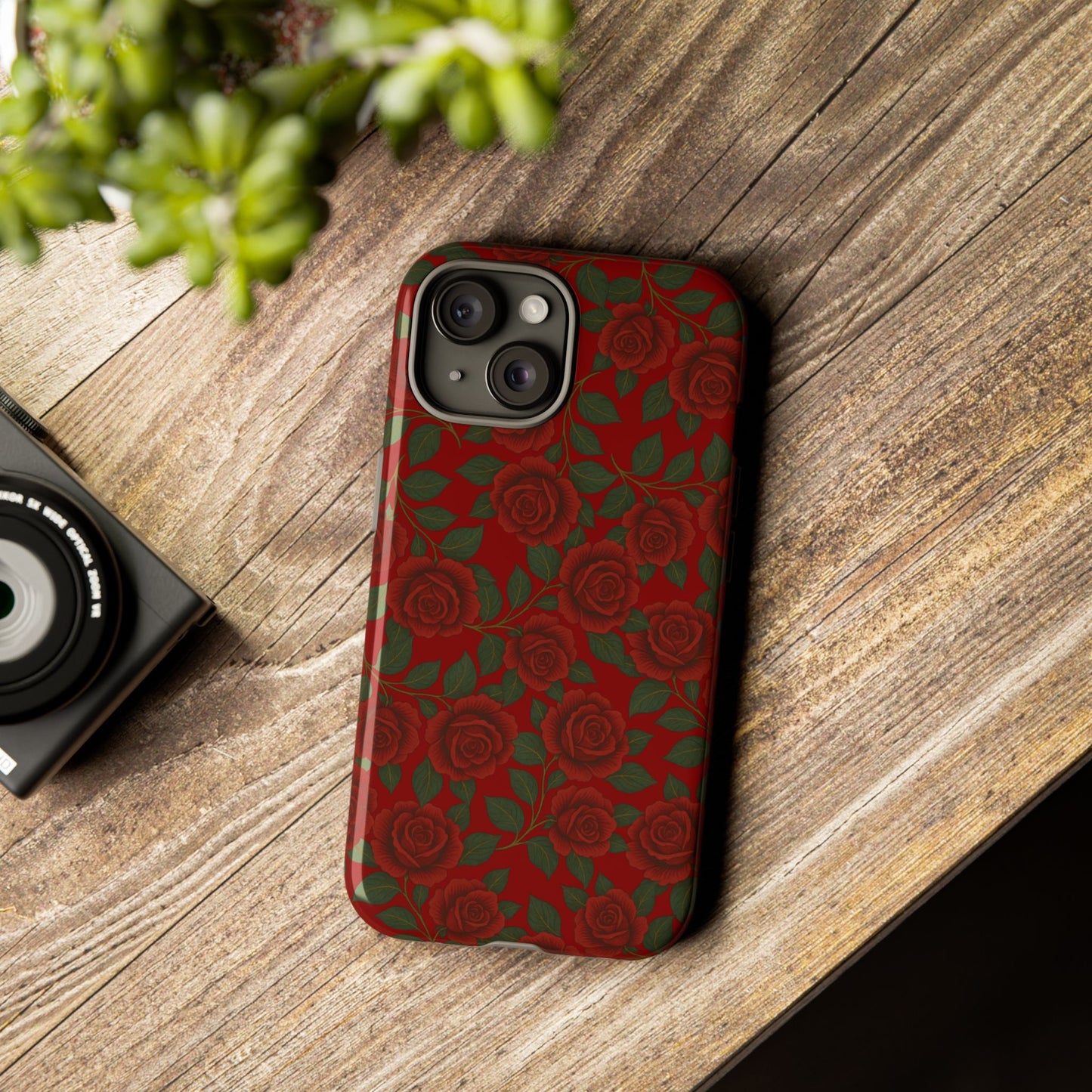Phone Case Red Rose Tough Cases