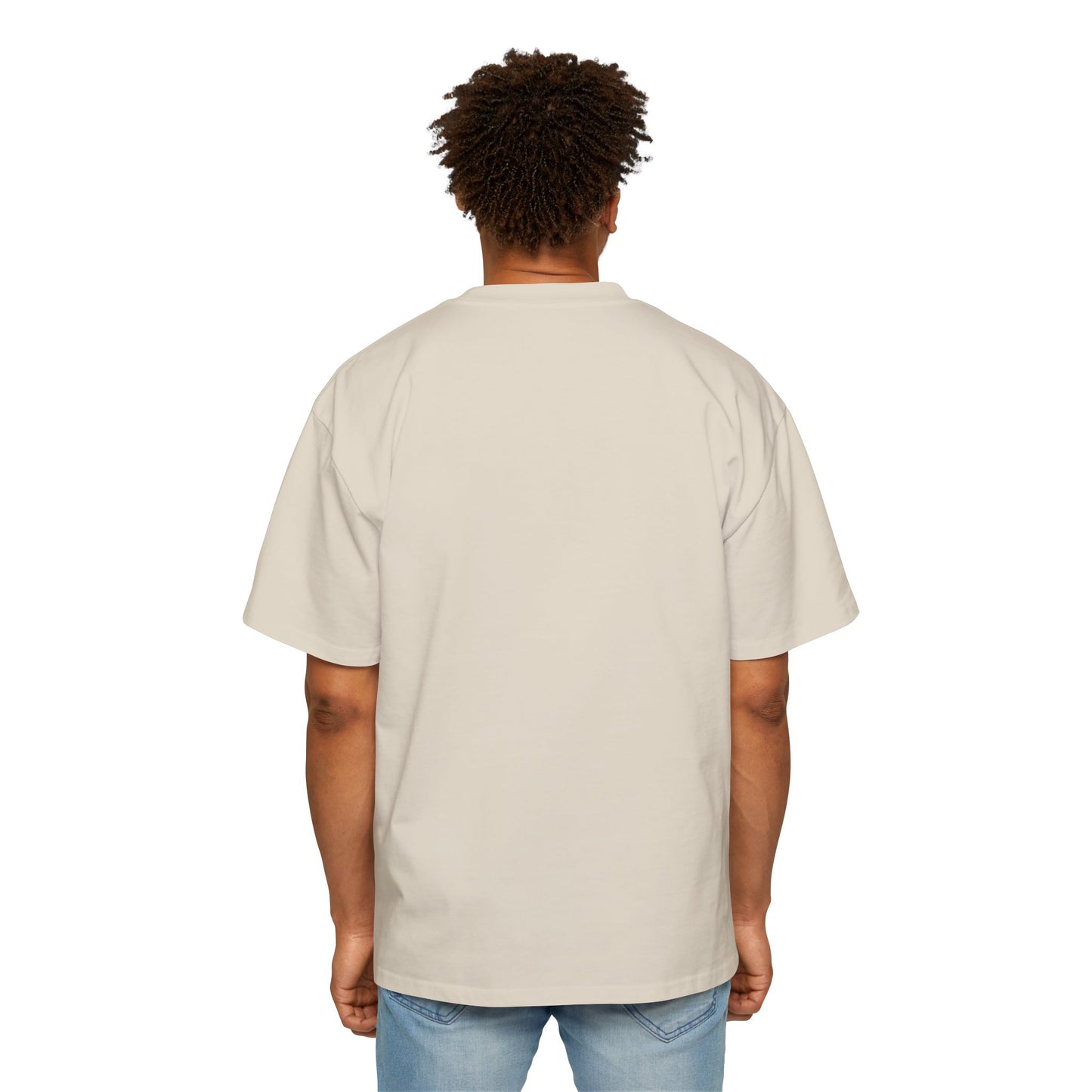 Oversized Tee with Flower Design
