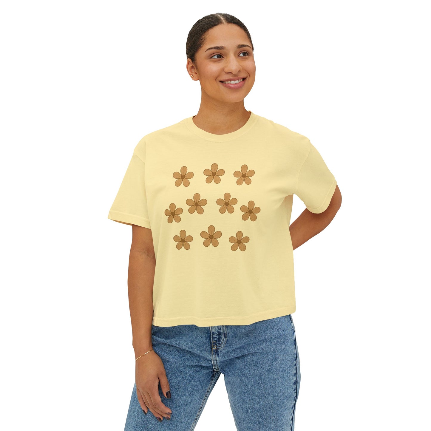 Floral Boxy Tee