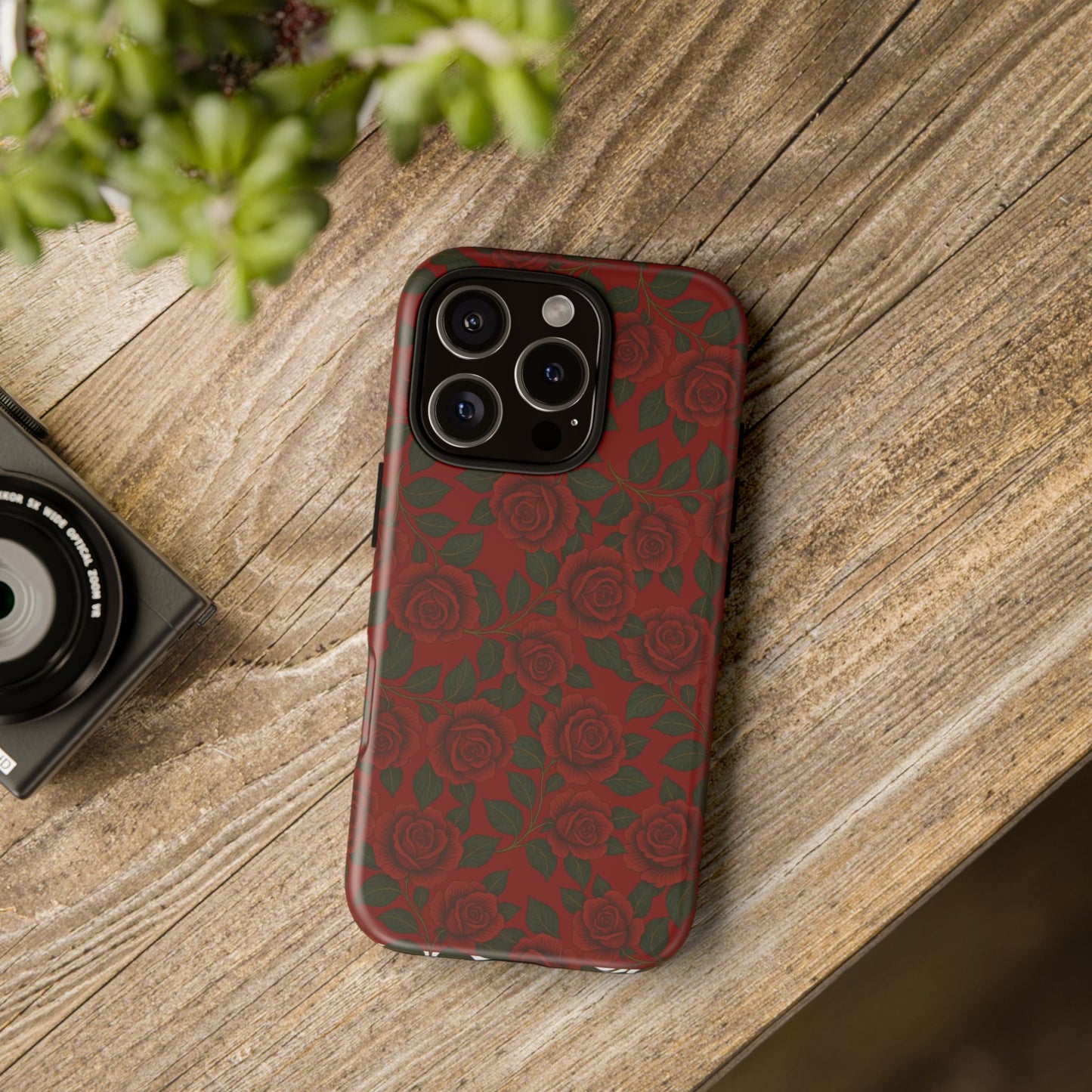 Phone Case Red Rose Tough Cases