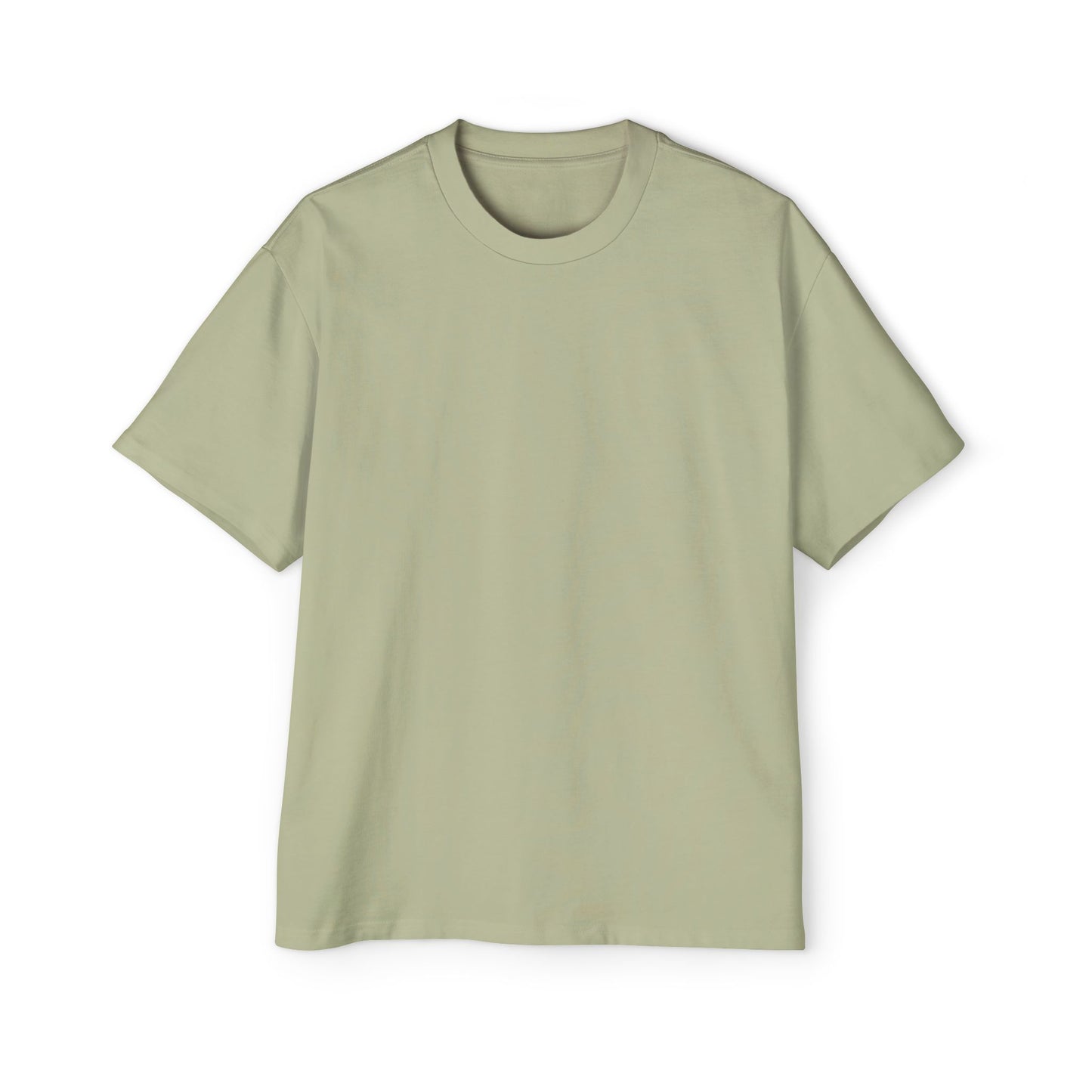 Oversized Tee with Line Art Flower Design