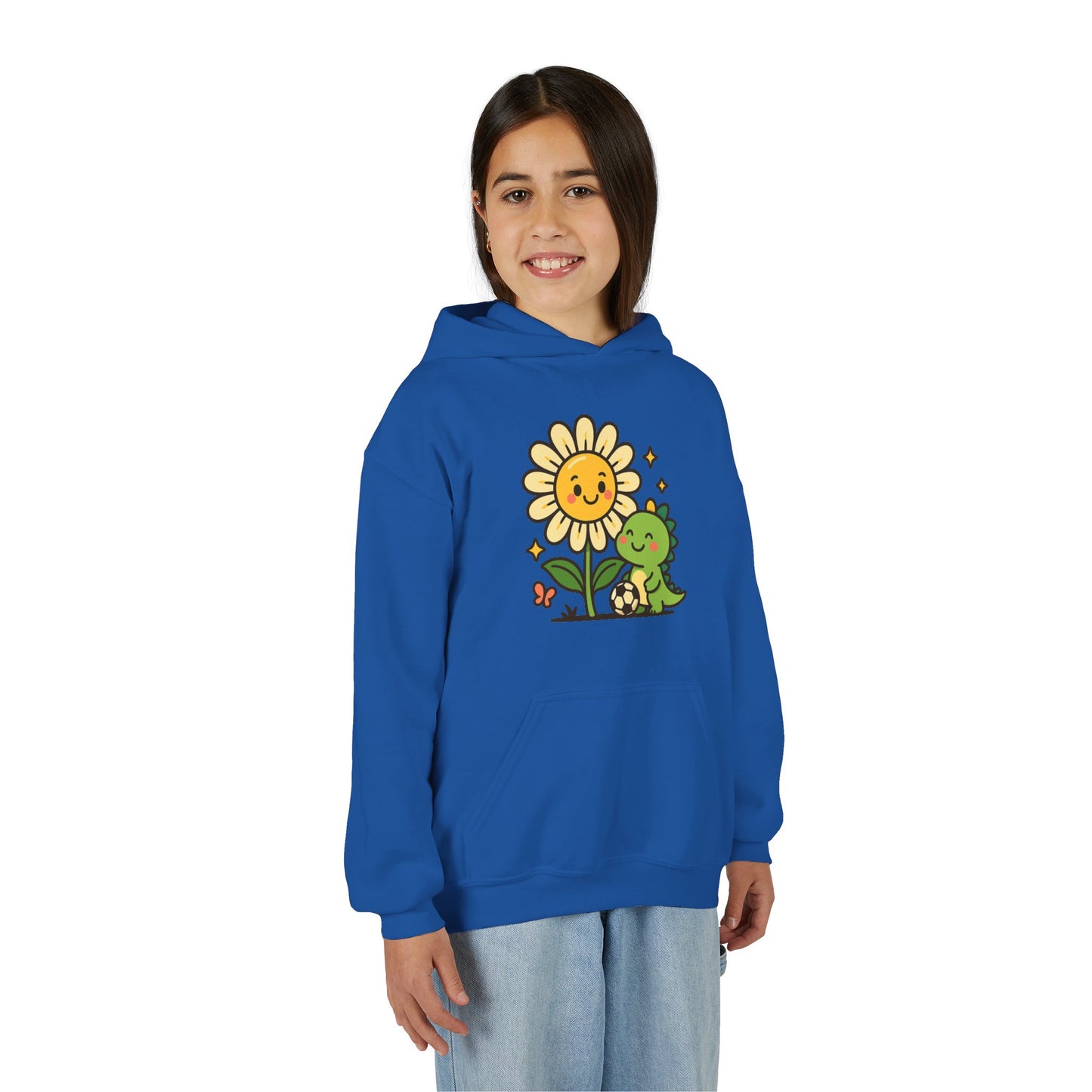 Dino Flower Hoodie