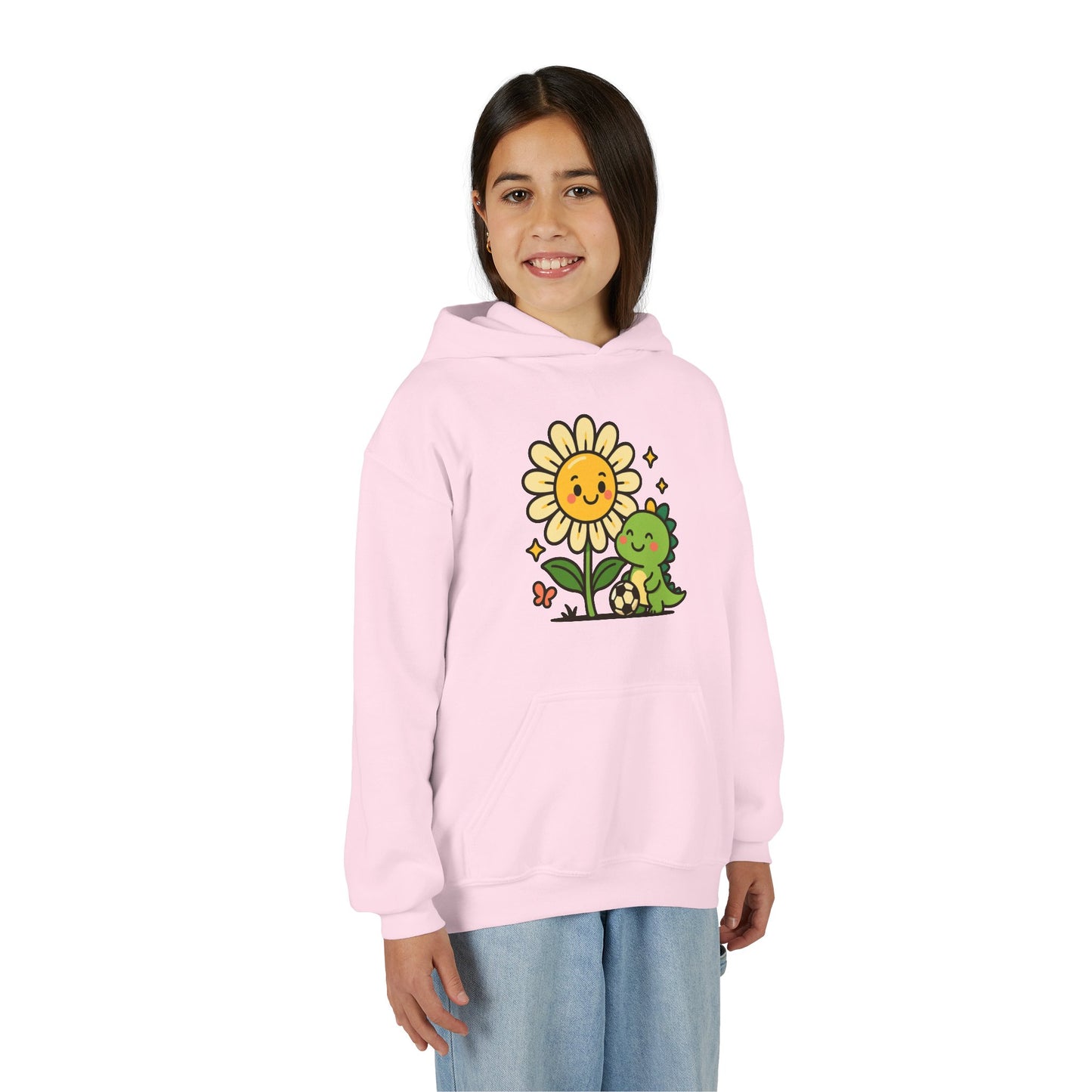 Dino Flower Hoodie