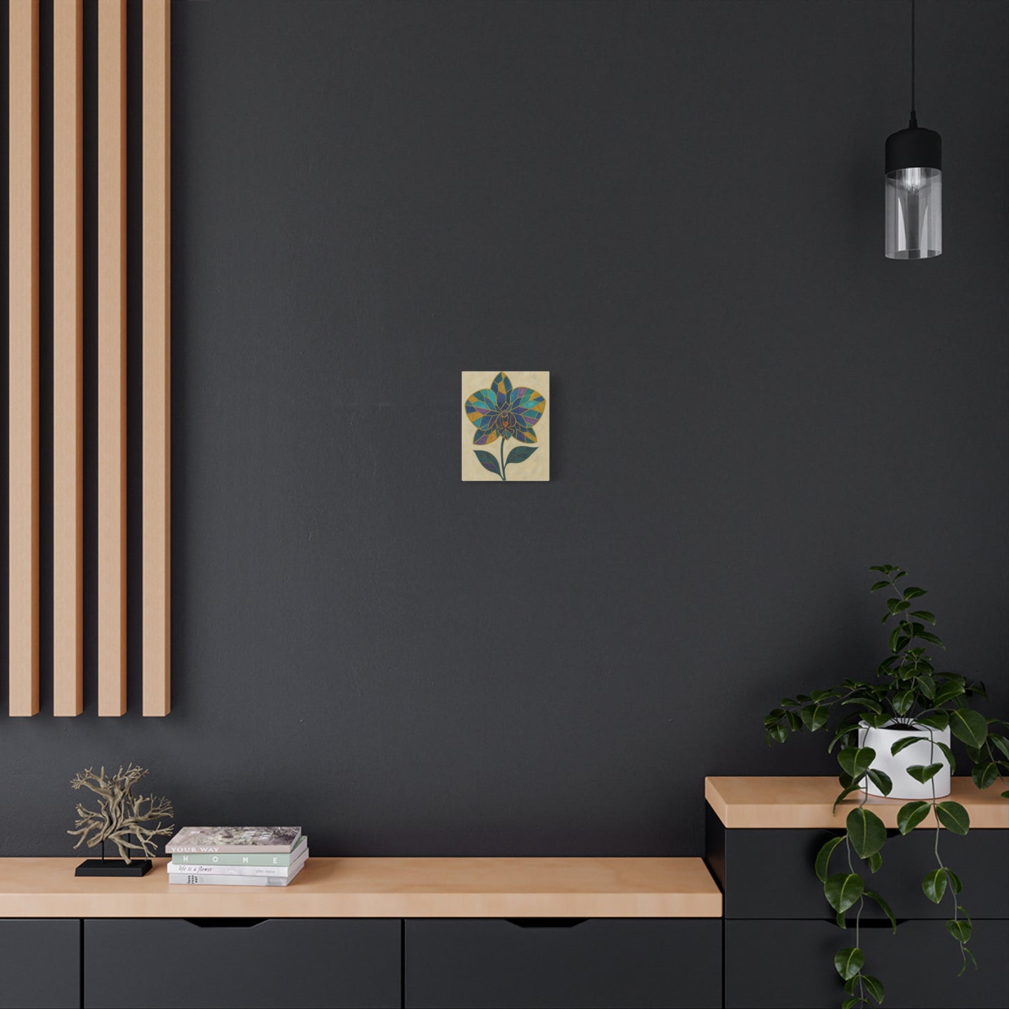 Canvas Wall Flower Art Print