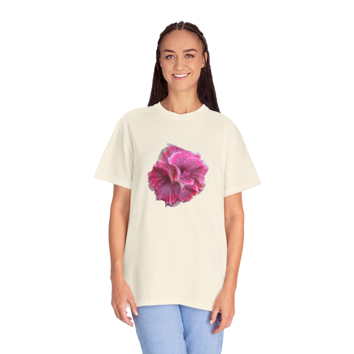 Floral Garment-Dyed T-shirt