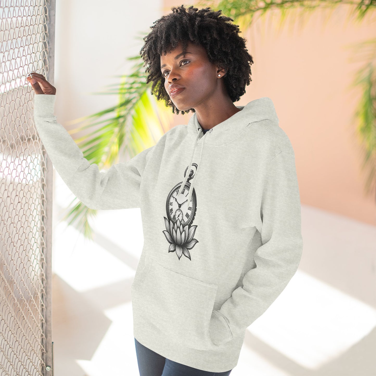 Lotus Fleece Hoodie