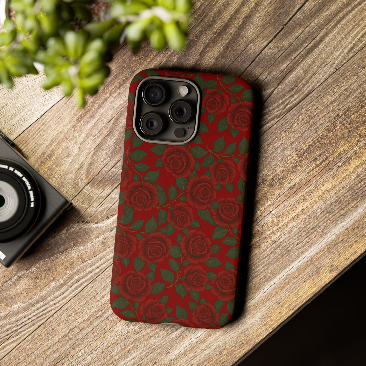 Phone Case Red Rose Tough Cases