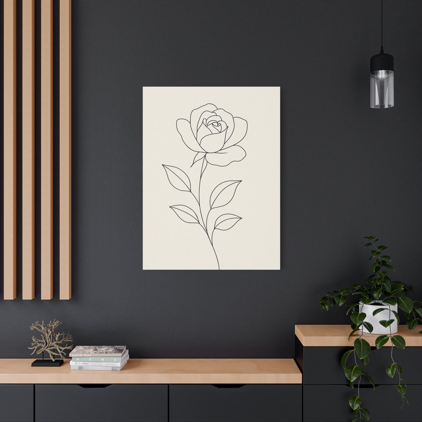 Canvas Print - Elegant Rose