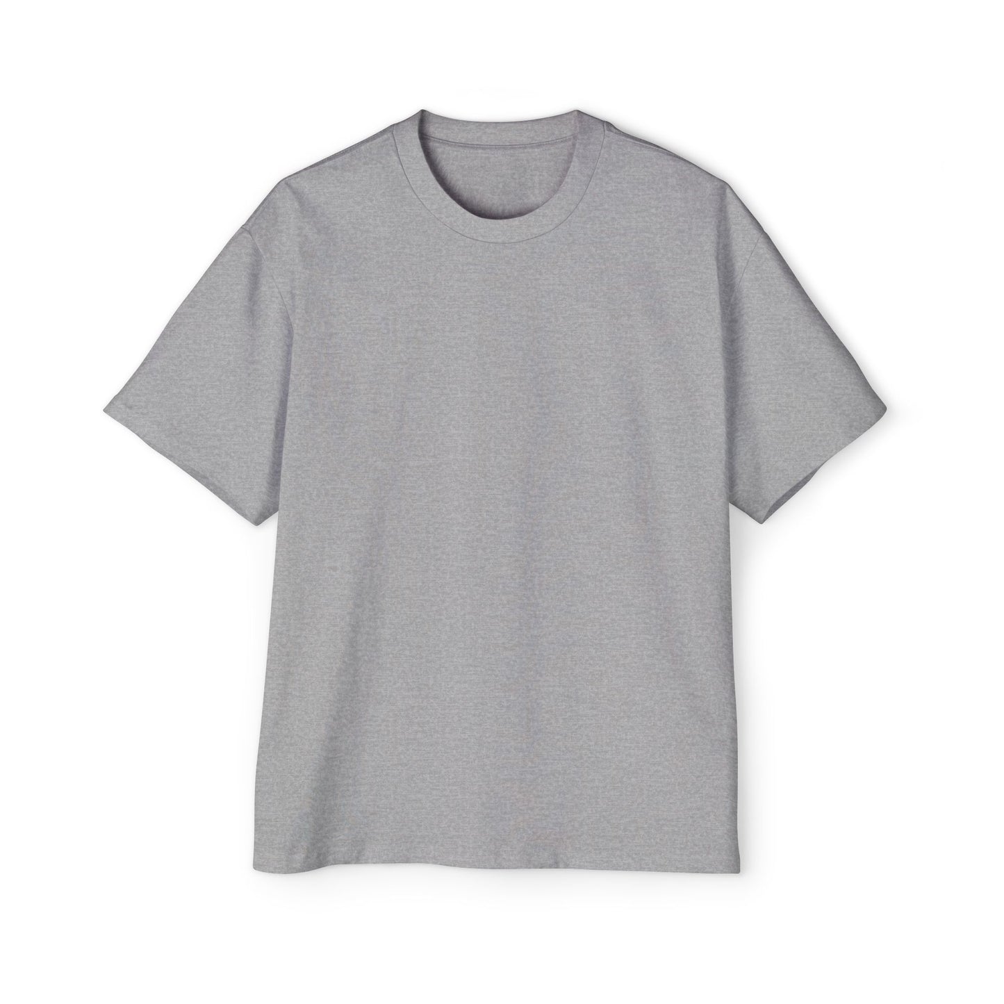 Oversized Tee with Line Art Flower Design