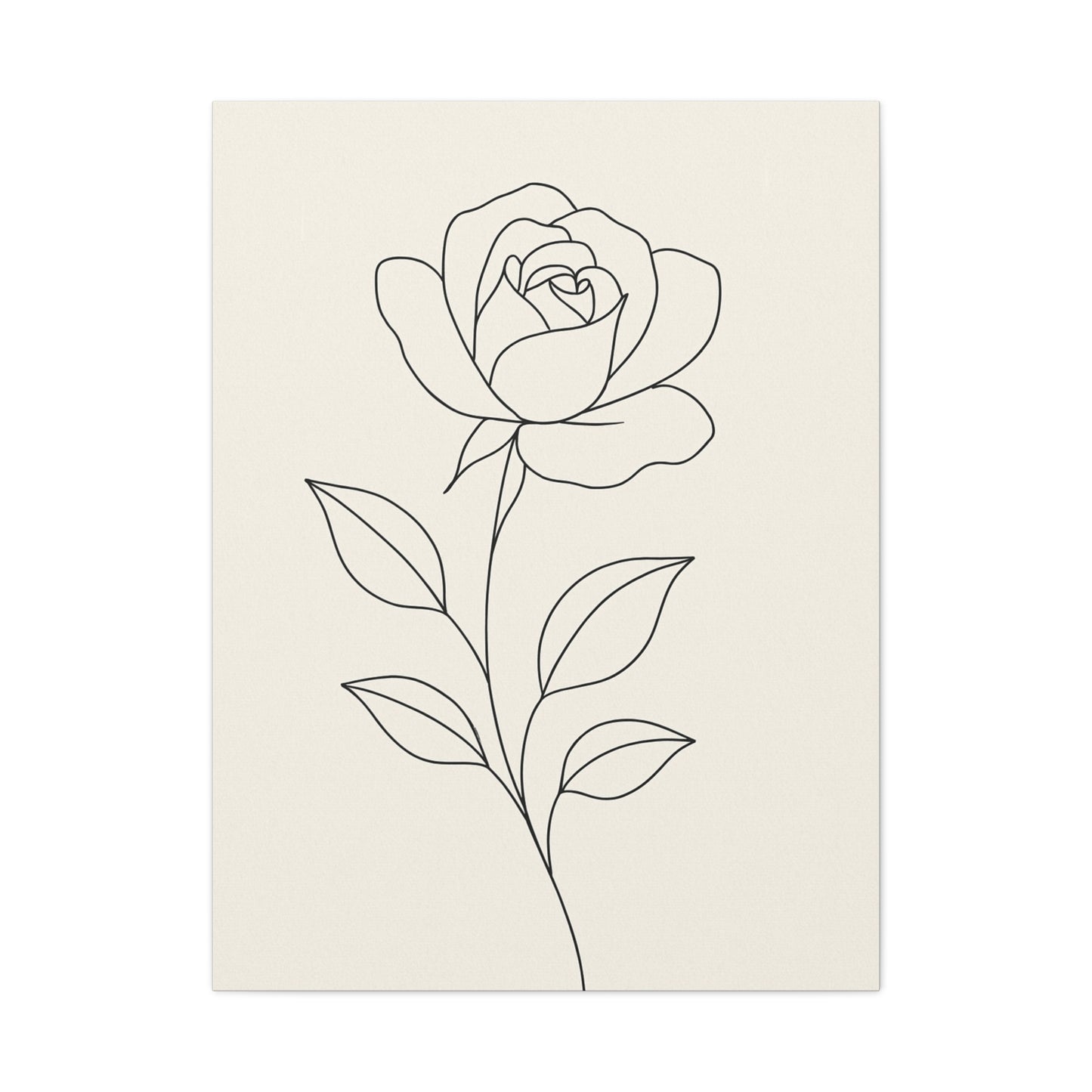Canvas Print - Elegant Rose