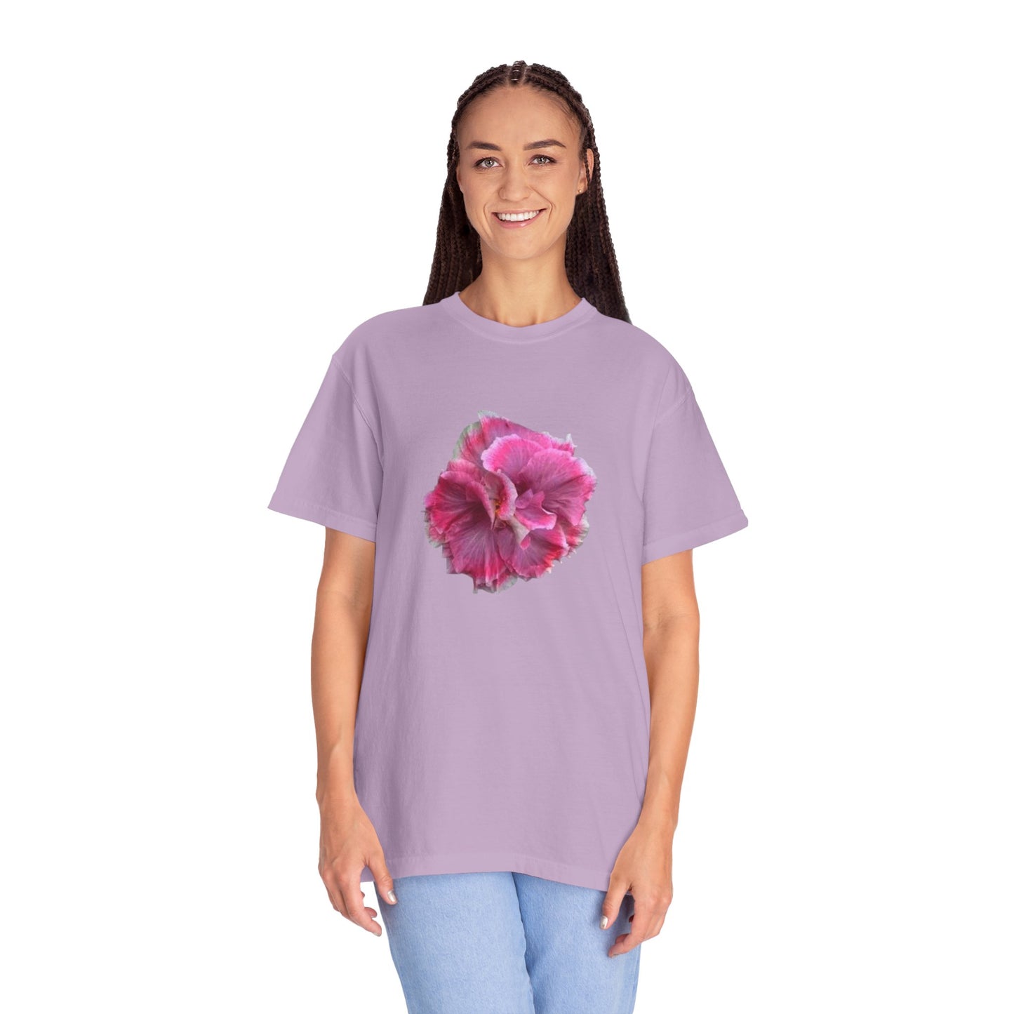 Floral Garment-Dyed T-shirt