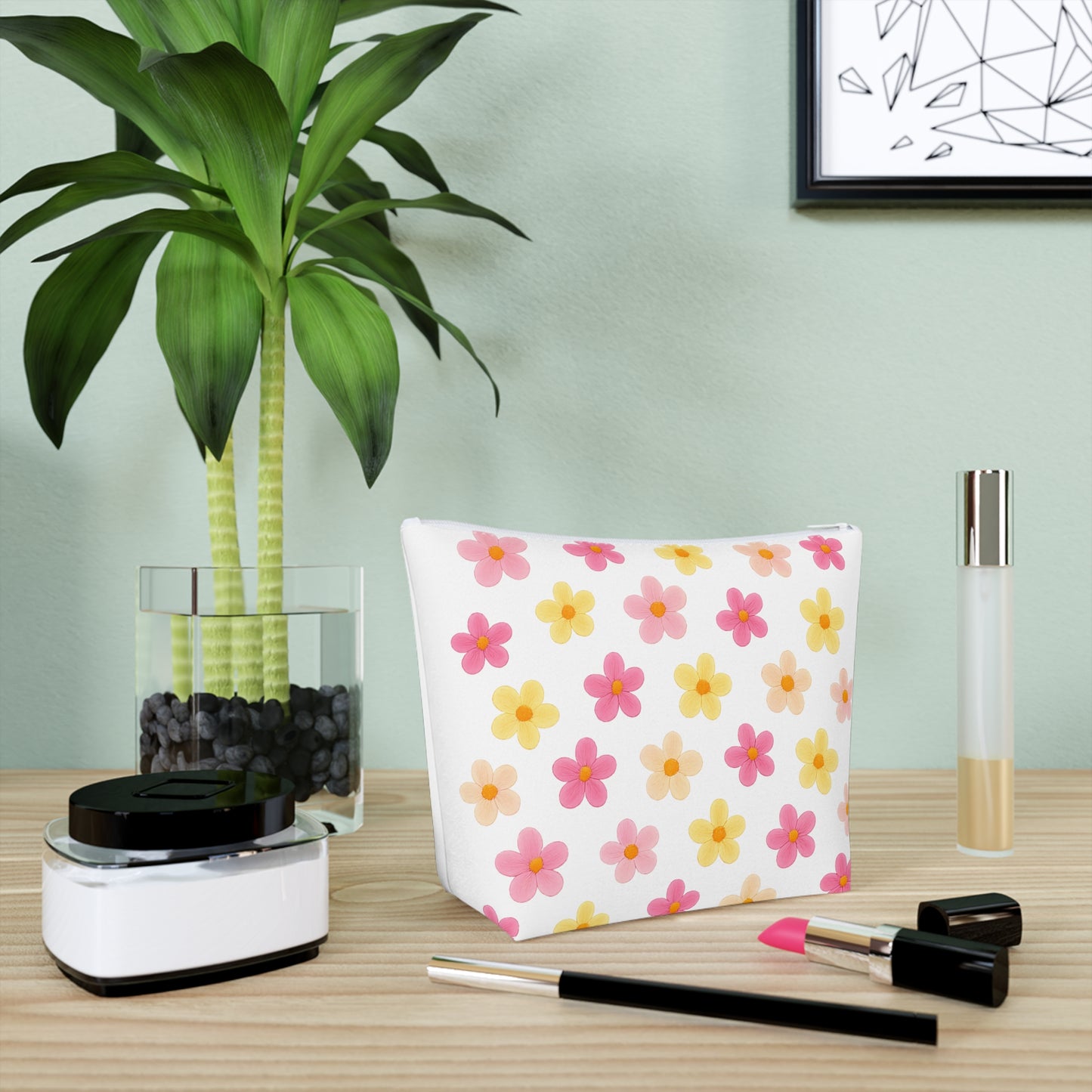 Floral Cosmetic Bag