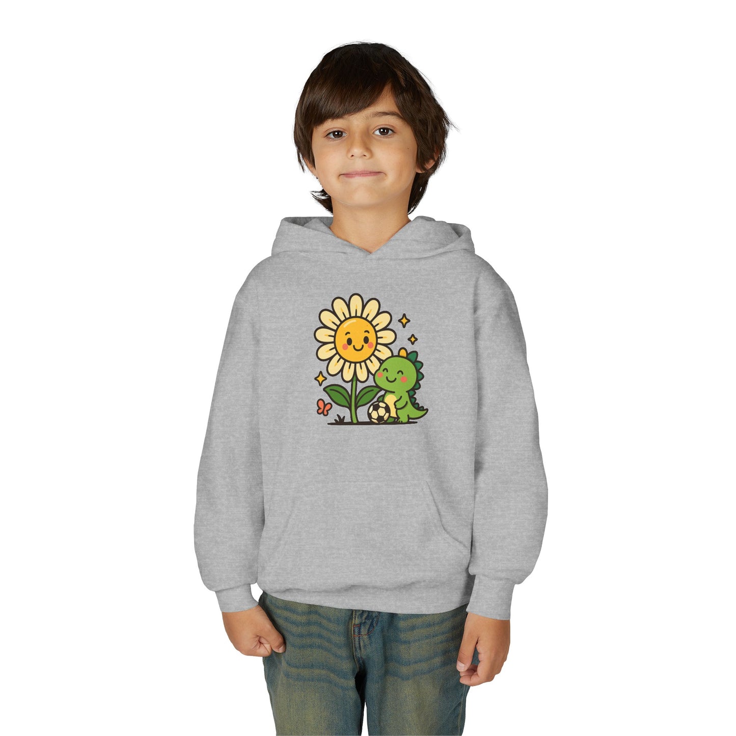 Dino Flower Hoodie