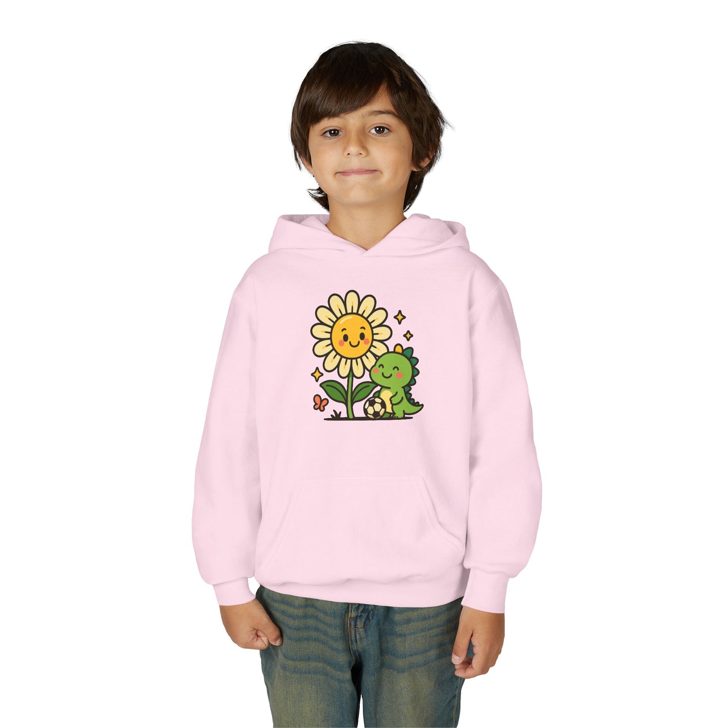 Dino Flower Hoodie