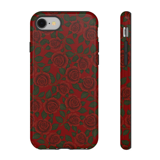Phone Case Red Rose Tough Cases