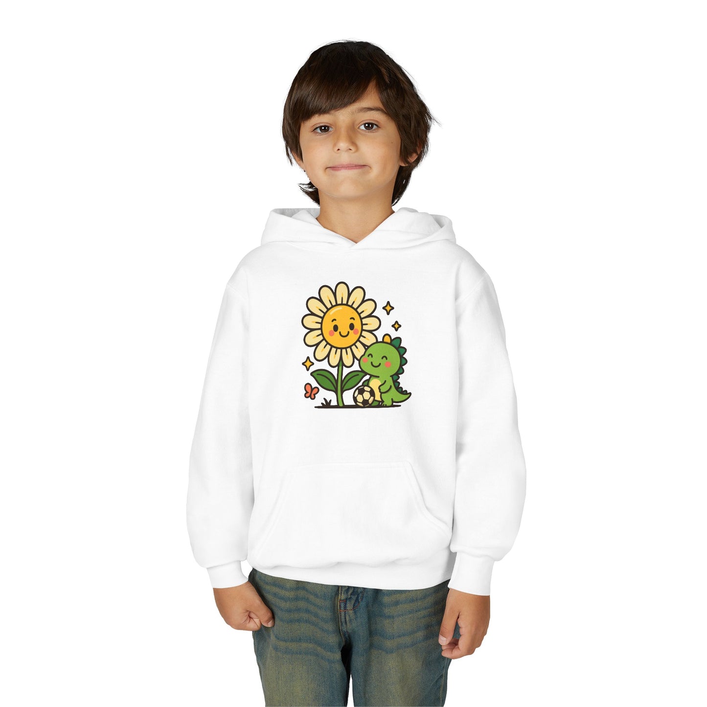 Dino Flower Hoodie