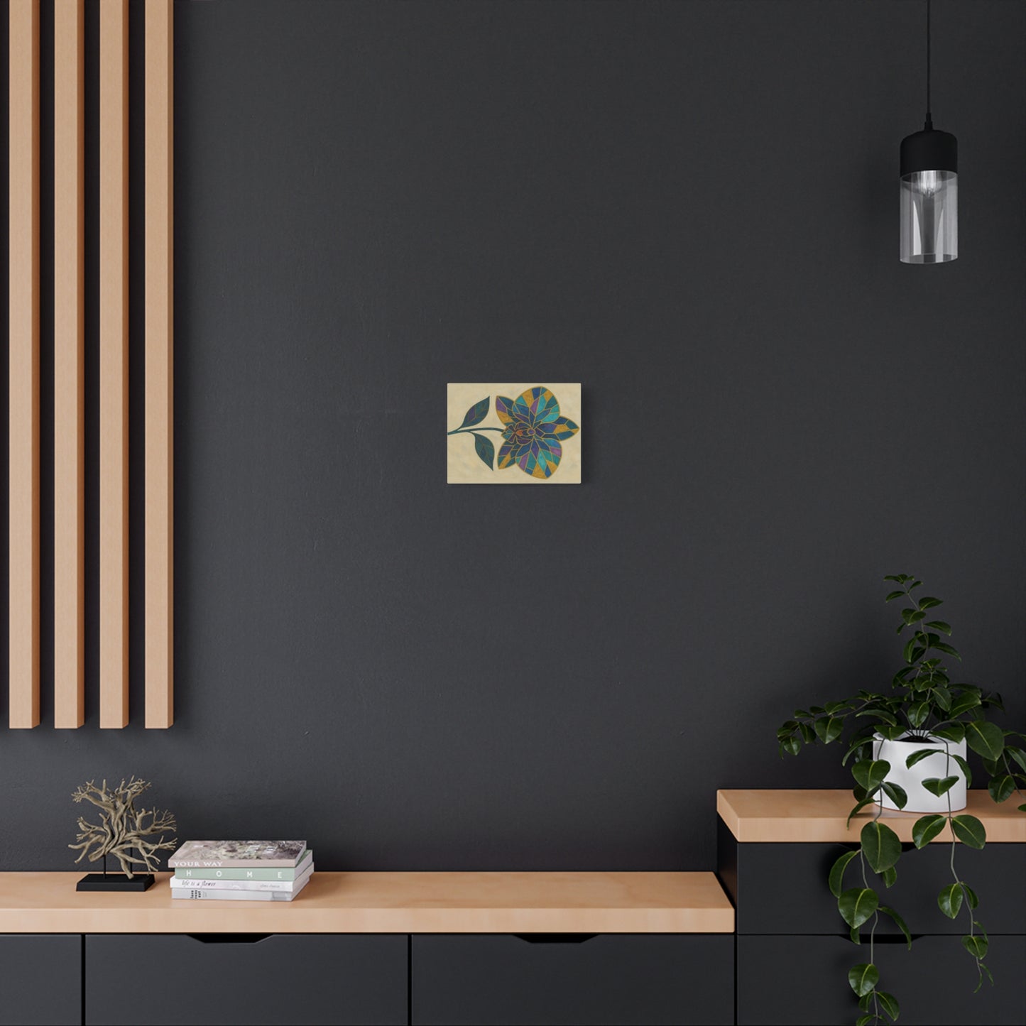 Canvas Wall Flower Art Print
