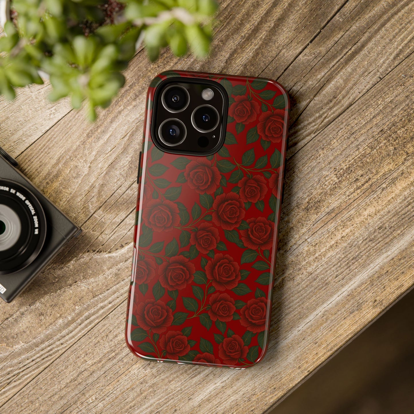 Phone Case Red Rose Tough Cases
