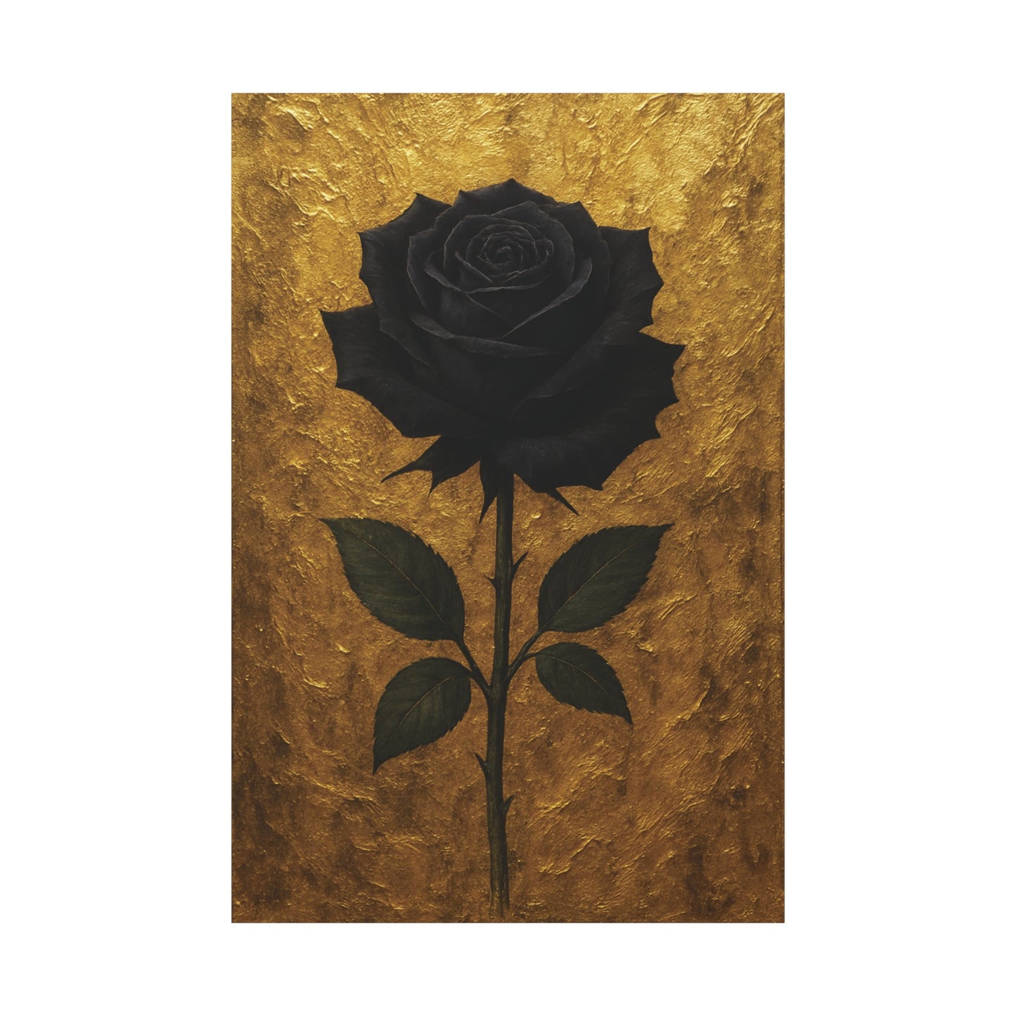Canvas Print - Black Rose Art