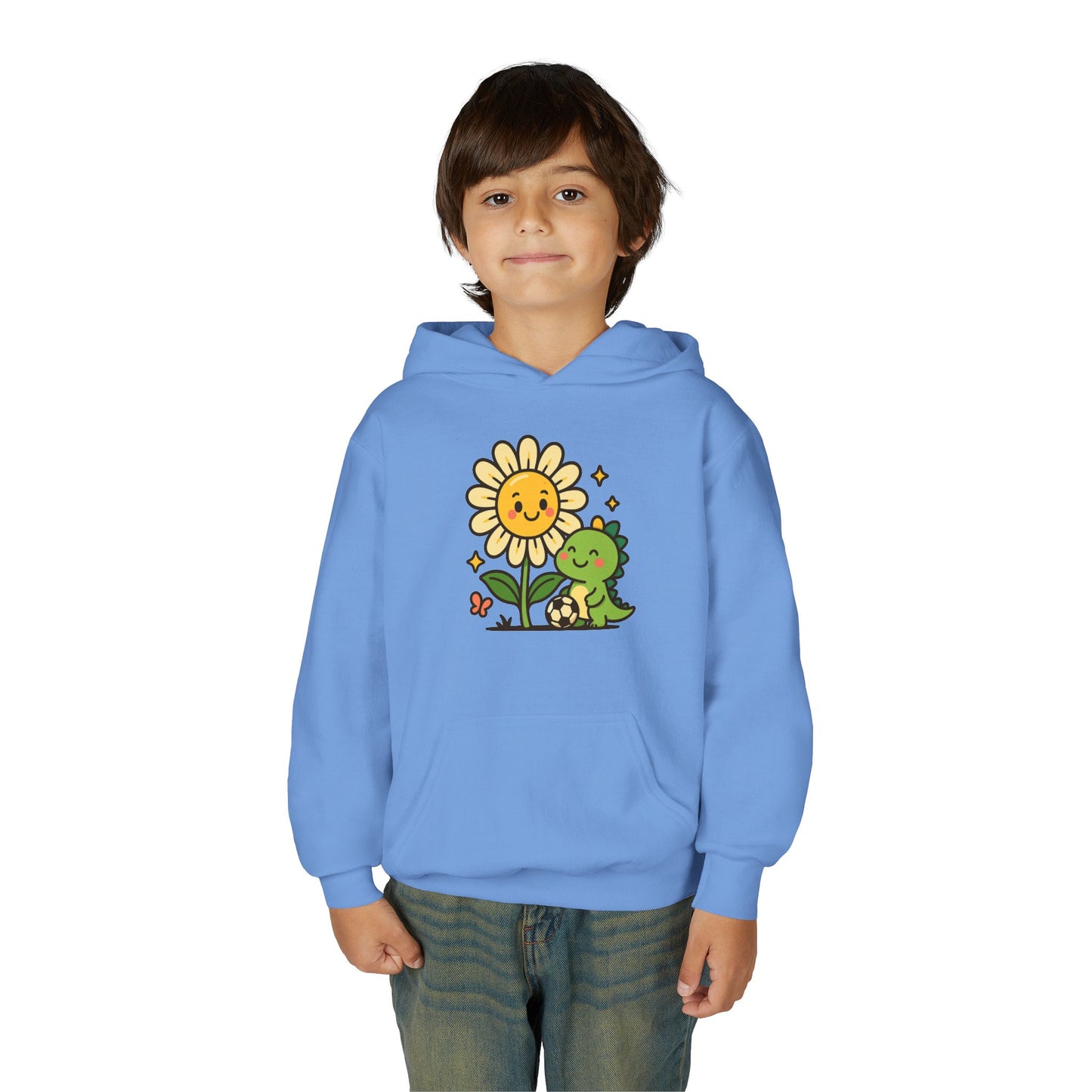 Dino Flower Hoodie