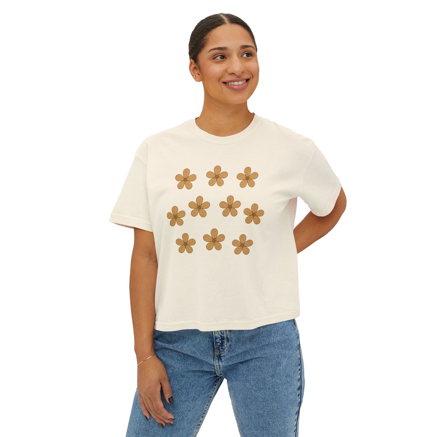 Floral Boxy Tee
