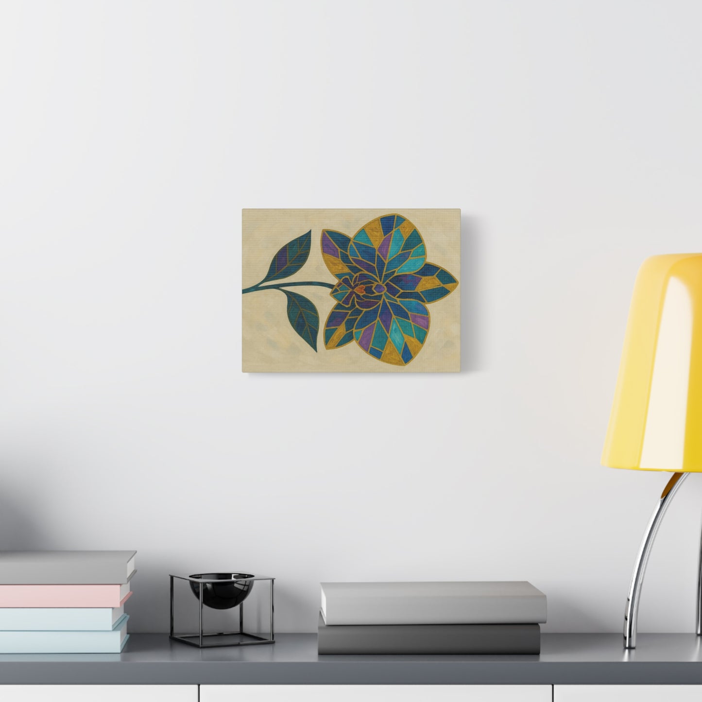 Canvas Wall Flower Art Print